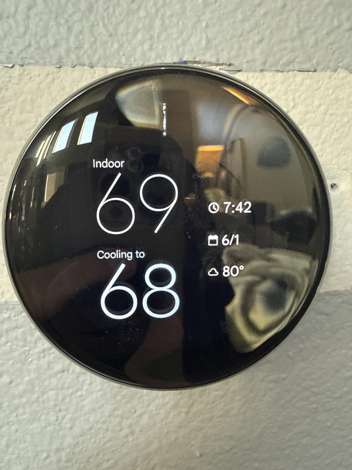Google Nest Learning Thermostat (4th gen) + Nest Temperature Sensor (2nd gen) - Silver customer photo 2