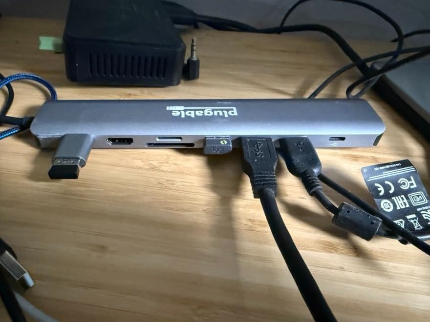 Plugable USB C Hub Multiport Adapter: 9-in-1 with 140W PD Charging, 4K 60Hz HDMI, 10Gbps Data Transfer, Gigabit Ethernet, SD for USBC, USB4, Thunderbolt MacBook, Windows, Chromebook (USBC-9IN1E) customer photo 1