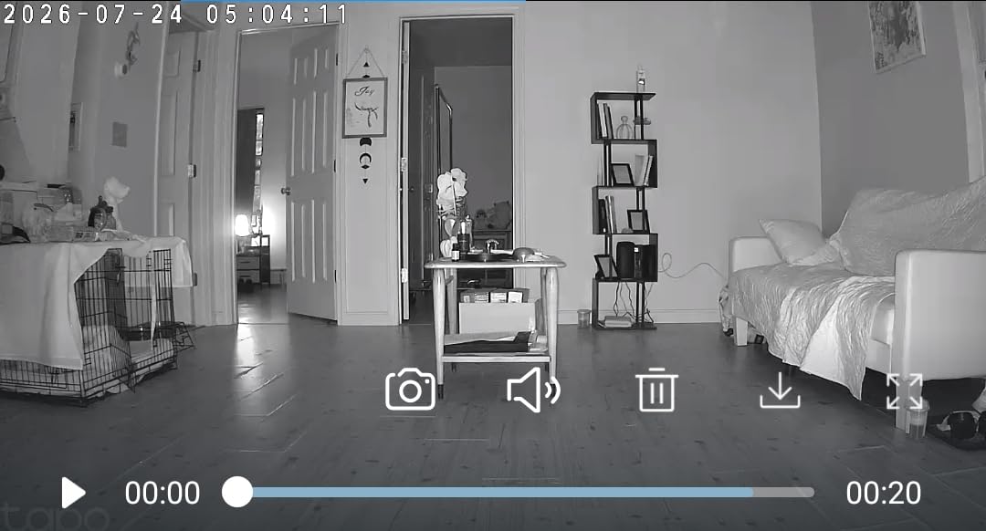 Tapo 1080p Pan/Tilt Security Camera for Baby Monitor, Pet Camera, C201 | Motion Detection, 2-Way Audio, Night Vision, Cloud & SD Card Storage, Works with Alexa & Google Home, Black customer photo 1