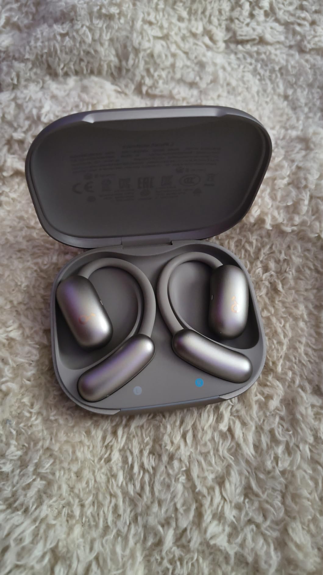 Soundcore AeroFit 2 by Anker Open Ear Earbuds, Open Ear Headphones, Earbuds | Real-Time Translation, 4 Adjustable Positions, 42H Playtime, Rich Bass, Hi-Res, IP55, AI Clear Calls, Wireless Charging customer photo 1