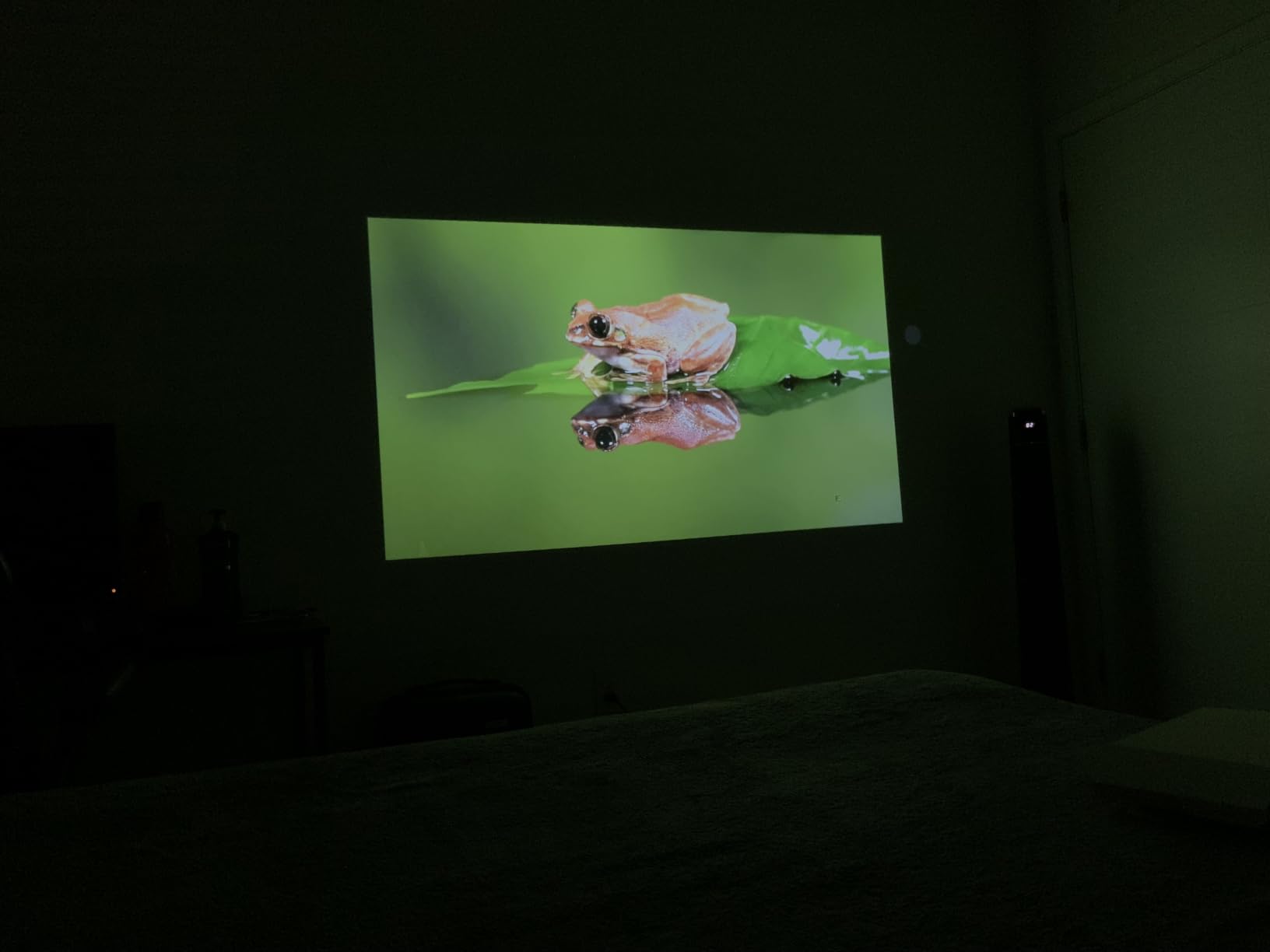 HAPPRUN 2000 ANSI 4K Decoding Projector with WiFi and Bluetooth, Auto Focus customer photo 2