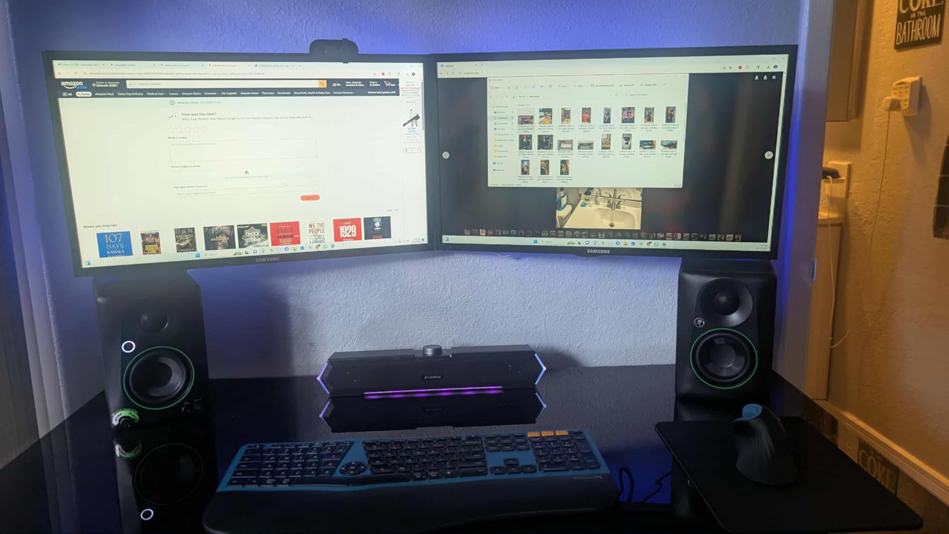 Mackie CR3.5 3.5 inch Creative Reference Powered Studio Monitors with Tone Knob and Location Switch, Active Speakers for Music Production, Desktop Computer, Gaming, HiFi Listening customer photo 1