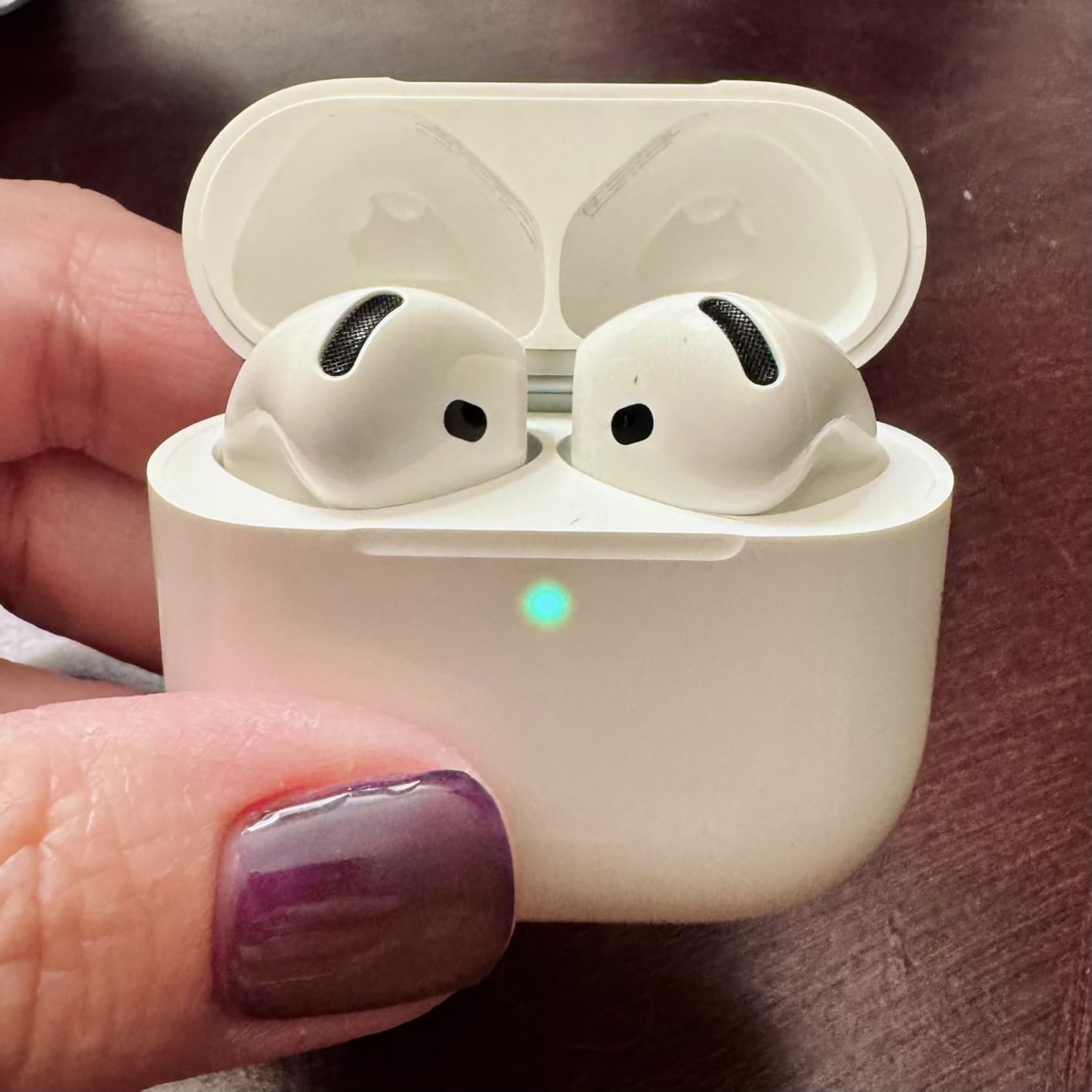 Apple AirPods 4 Wireless Earbuds with Active Noise Cancellation | Bluetooth Headphones, Transparency Mode, Personalized Spatial Audio, USB-C Charging Case, Wireless Charging, H2 Chip customer photo 1