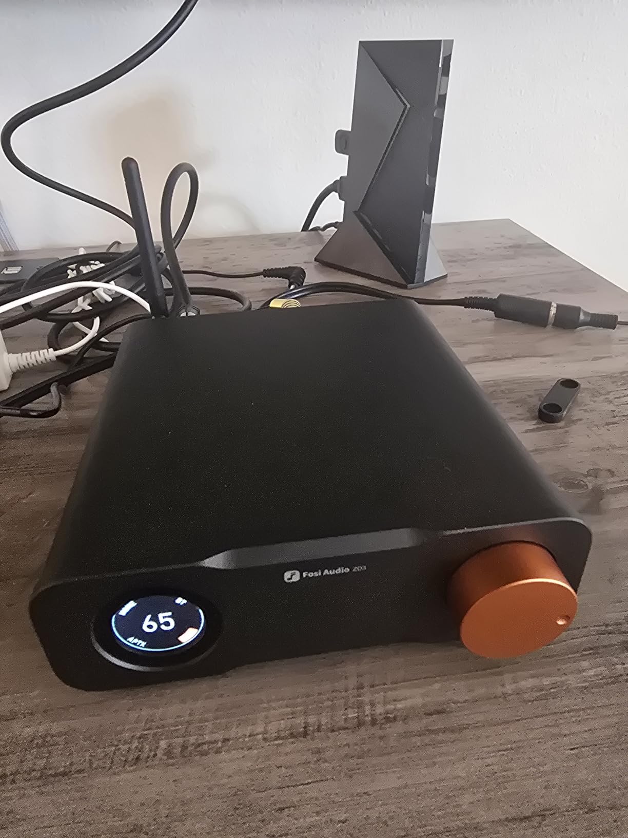 Fosi Audio ZD3 Desktop DAC Preamp, Fully Balanced Digital to Analog Audio Converter with ES9039Q2M for Home Stereo Amplifier, Bluetooth/USB/Optical/Coax/TV HDMI ARC Input, XLR/RCA Output with Remote customer photo 2