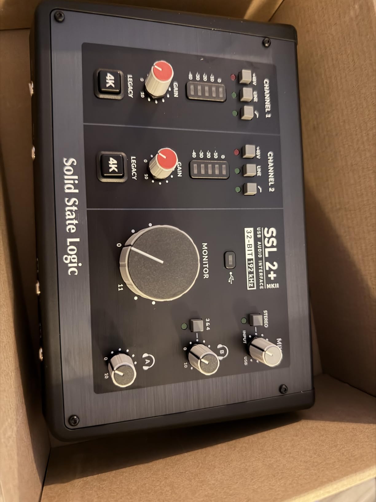 Solid State Logic 2 MKII Plus USB-C Audio Interface 2x4 | Four Balanced Outputs, and Class-Leading Mic Preamps customer photo 1