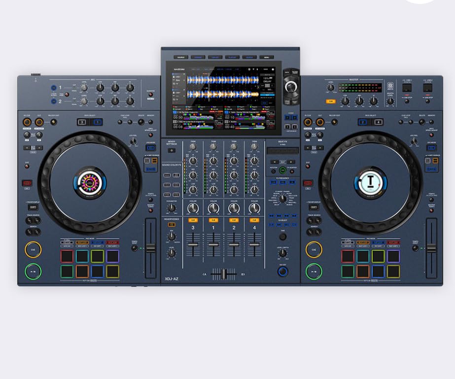 Pioneer DJ XDJ-AZ Professional 4-Deck All-in-One DJ System, 10.1-Inch Touchscreen, Built-in Wi-Fi, SonicLink Wireless Tech customer photo 1