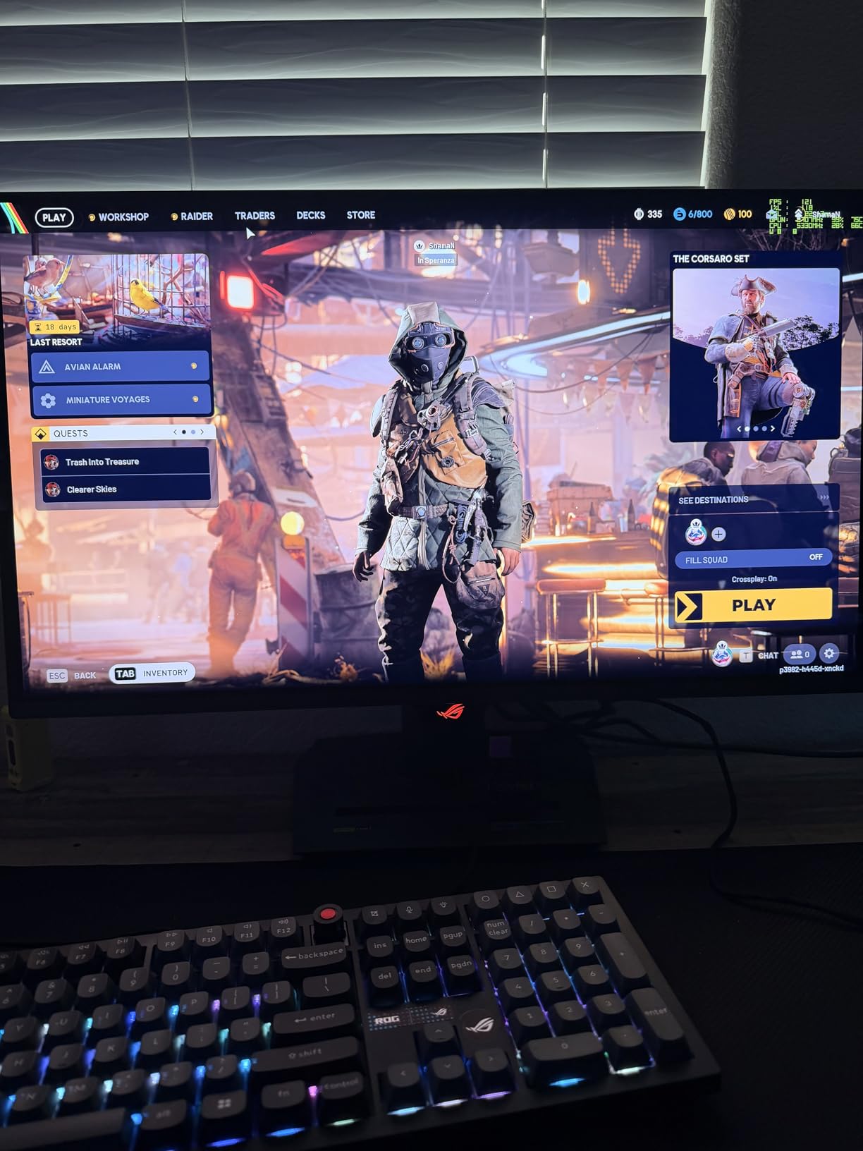 ASUS ROG XG27UCDMG 27 Inch 4K 240Hz Tandem QD-OLED G-SYNC Gaming Monitor | 0.03ms,OLED Care Pro, Neo Proximity Sensor, ELMB Sync, DisplayHDR 400, DCI-P3 99%, 10 bit color, for PS5 and Xbox customer photo 1