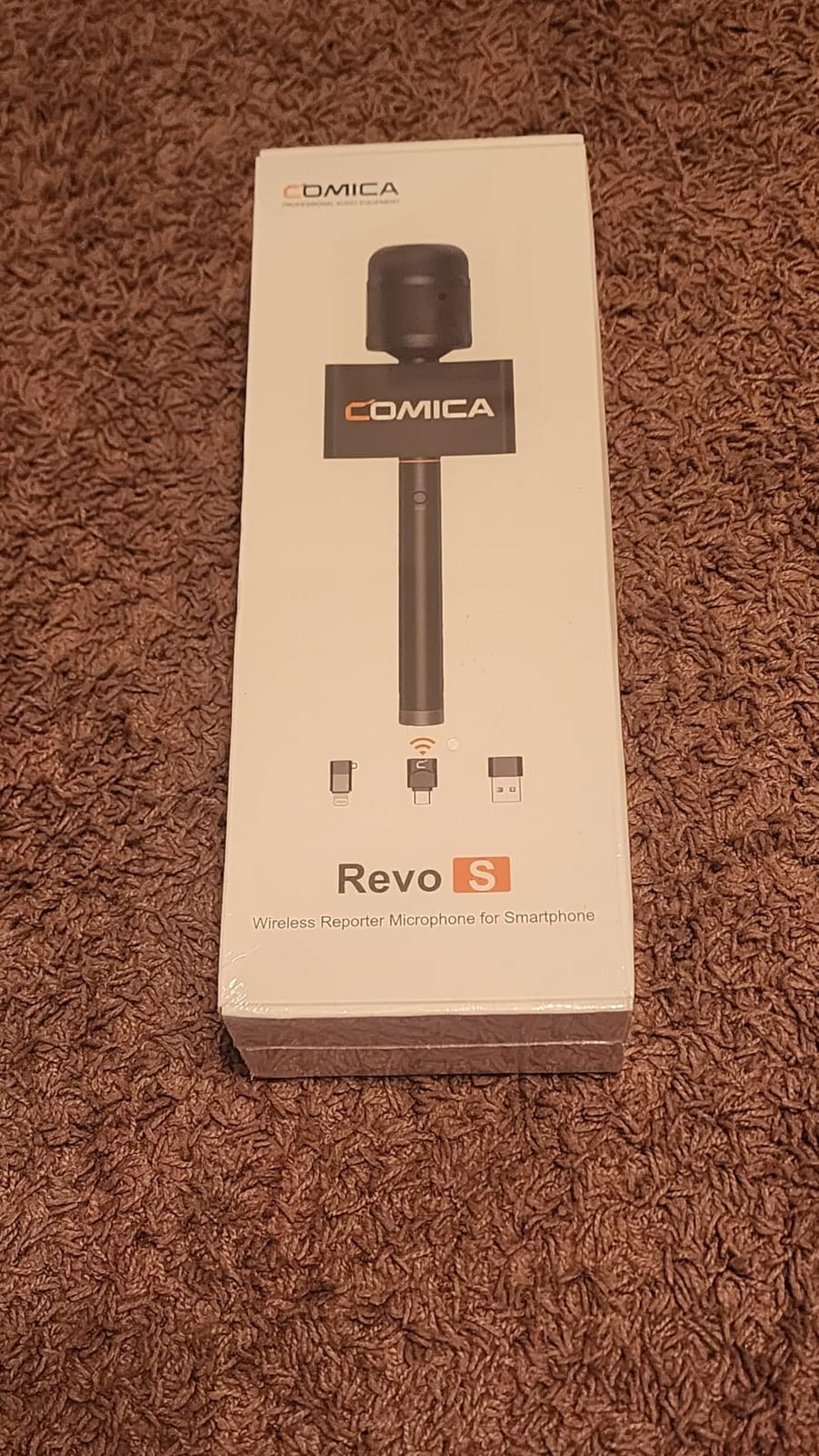 COMICA Revo S Wireless Handheld Microphone for iPhone 17/16 Android Phone PC | Professional Interview Microphone with Plug & Play, Noise Reduction, Reporter Mic for Content Creators Speech Podcast Vlog customer photo 1