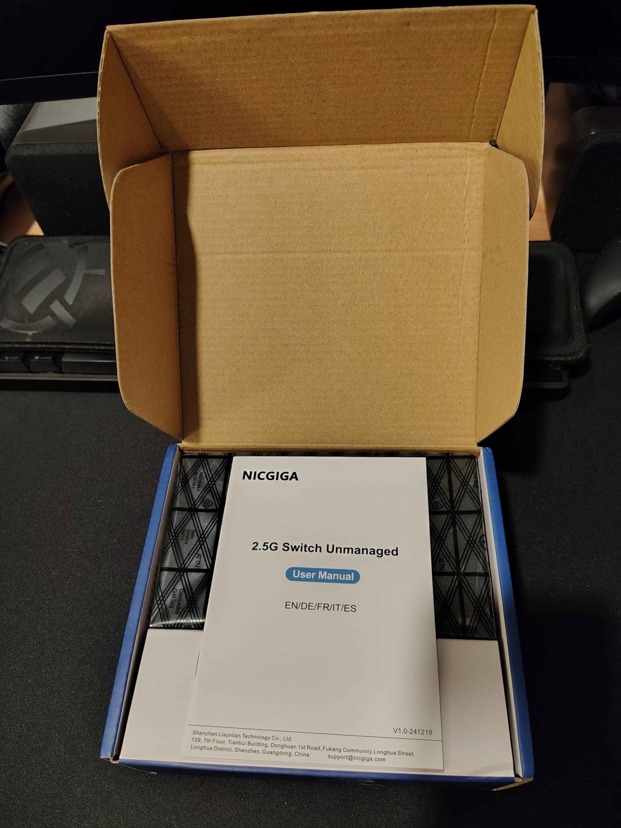 NICGIGA 6 Port 10GbE Ethernet Switch (2x 10Gb RJ45 + 4x 2.5Gb Base-T) customer photo 2