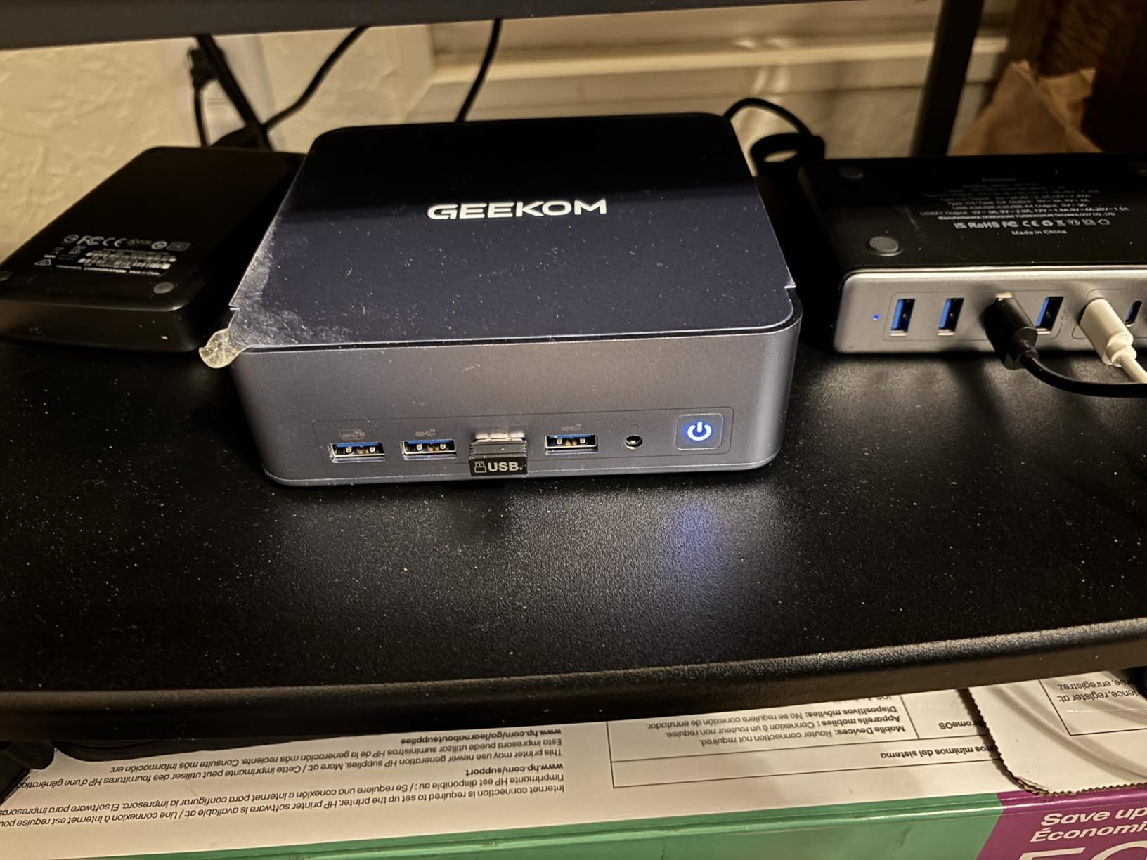 GEEKOM AX8 Max Silent Operation Mini PC Office/Multitasking/NAS, AMD Ryzen 7 8745HS |DDR5 16GB 1TB SSD|Windows 11 Pro |Radeon 780M, USB4.0(40Gbps), Dual 2.5GbE LAN |8K Quad Display, SD Card Slot customer photo 1