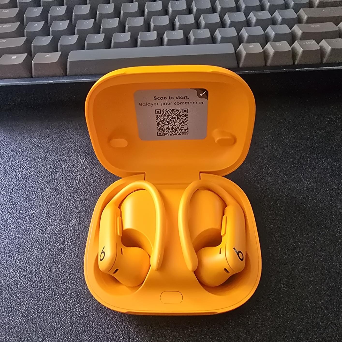 Beats Powerbeats Pro 2 - Wireless Noise Cancelling Workout Earbuds with Secure-Fit Earhooks, Up to 45-Hour Battery with Charging Case, Sweat & Water Resistant, Heart Rate Monitoring - Quick Sand customer photo 2