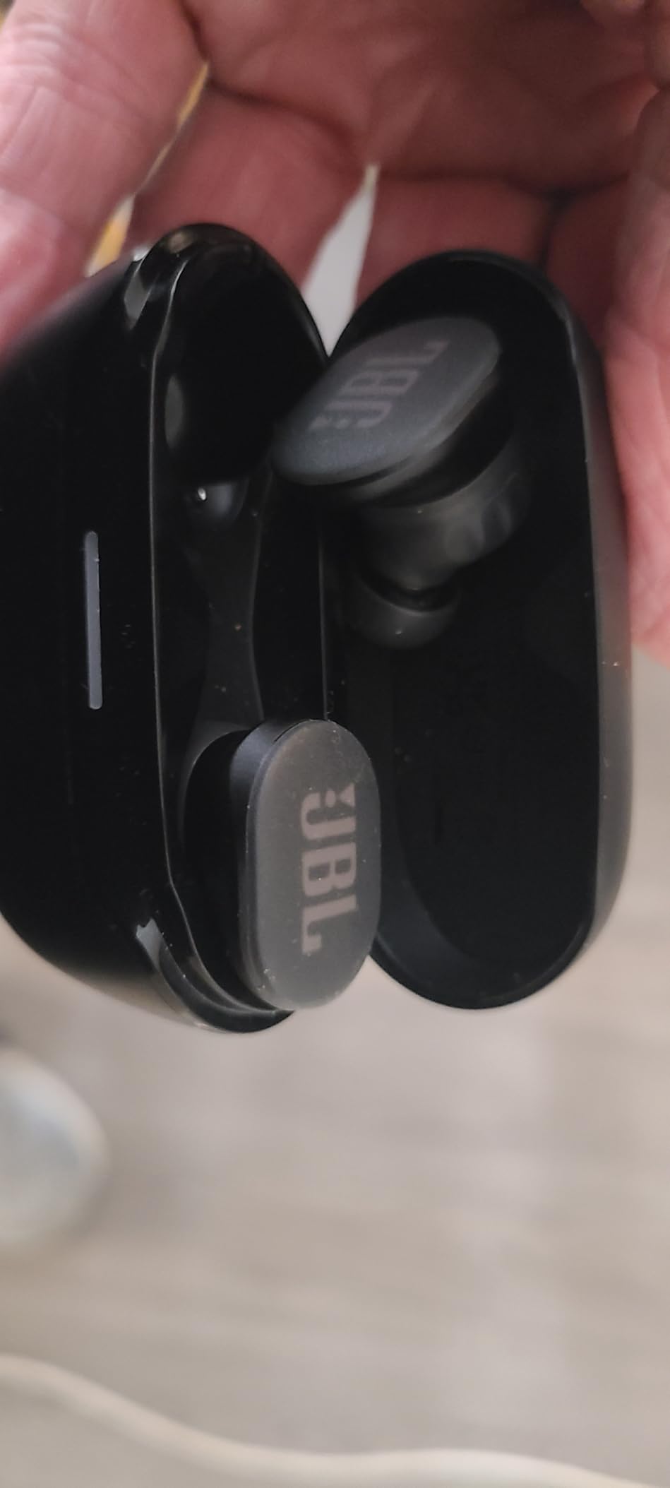 JBL Endurance Race 2 - True Wireless Earbuds - Blue | Waterproof and dustproof, Ergonomic wing enhancer with Twistlock technology, Enhance your work-out with Sports Mode customer photo 1