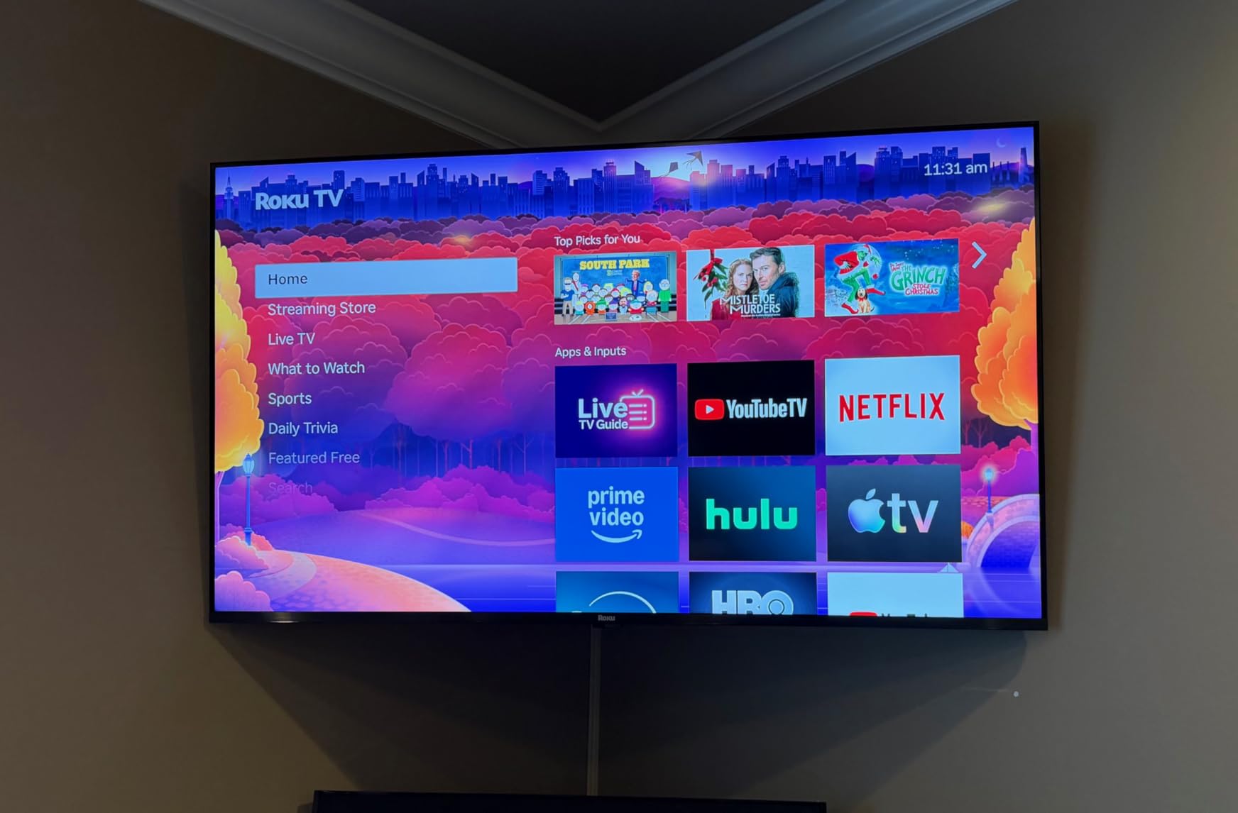 Roku 65-Inch Plus Series Smart TV - 4K QLED Mini-LED TV - RokuTV | Flat Screen Television with Dolby Vision & Wi-Fi for Streaming Live News, Sports - Enhanced Voice Remote customer photo 2
