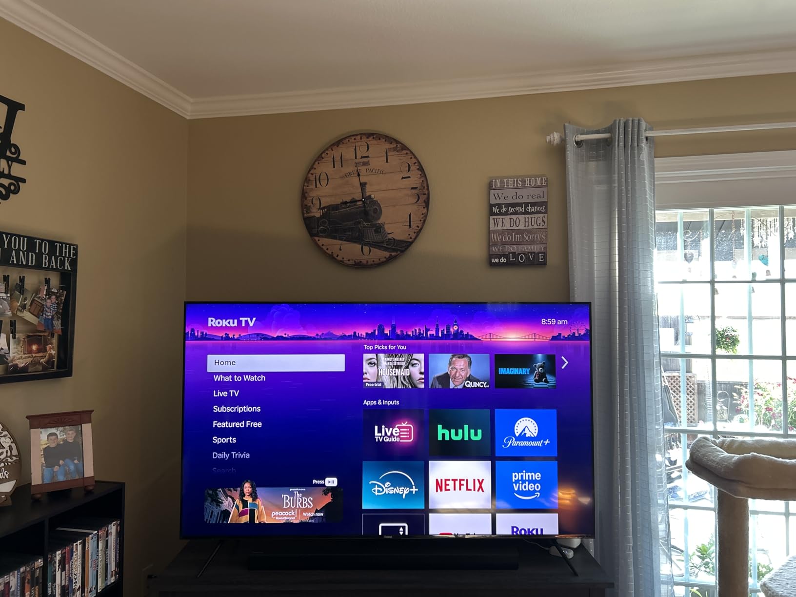 Roku 55-Inch Plus Series Smart TV - 4K QLED Mini-LED TV - RokuTV | Flat Screen Television with Dolby Vision & Wi-Fi for Streaming Live Local News, Sports - Enhanced Voice Remote customer photo 1