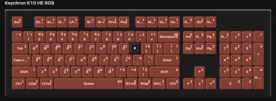 Keychron K10 HE Full-Size Hall Effect Keyboard Wireless, Rapid Trigger | Hot-Swappable Magnetic Switches Adjustable Actuation 2.4 GHz Bluetooth USB-C PBT Keycaps QMK Custom RGB Aluminum Wood Frame customer photo 2