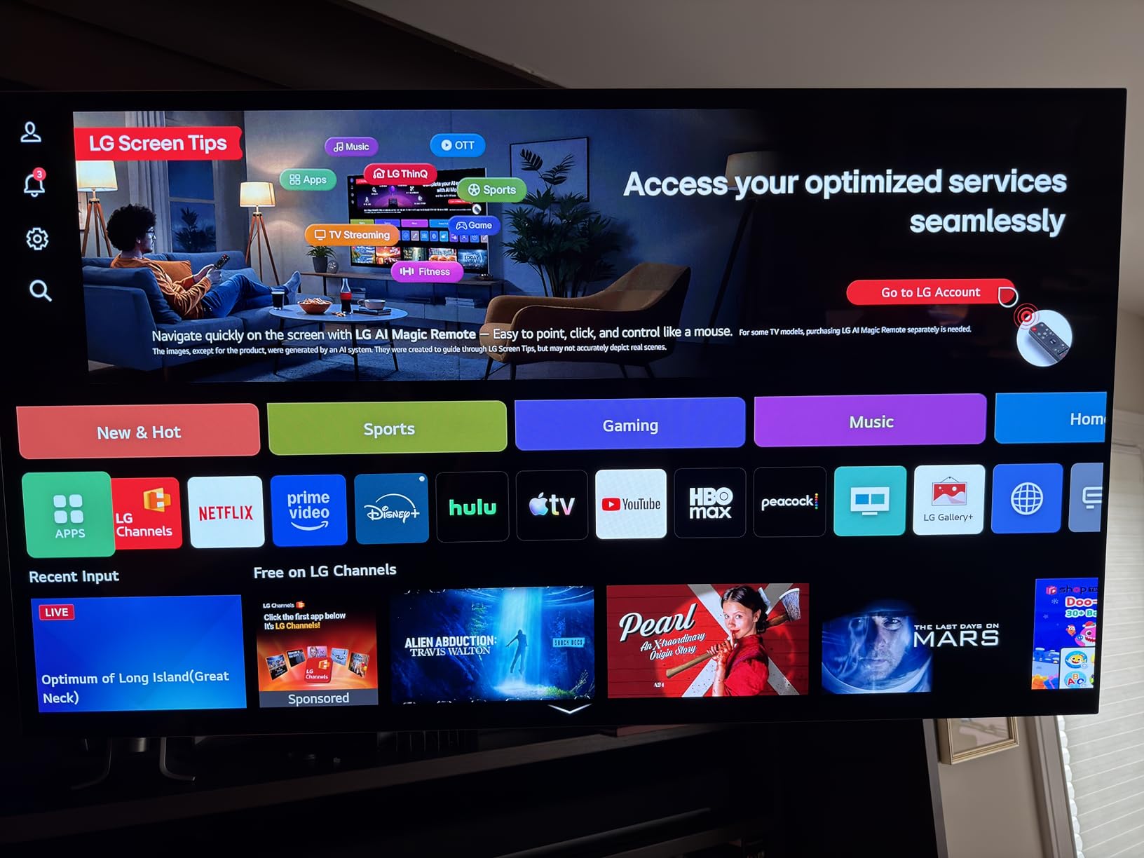 LG 55-Inch Class OLED evo AI 4K C5 Series Smart TV w/Dolby Atmos, Dolby Vision, HDR10, AI Super Upscaling 4K, Filmmaker Mode, Wow Orchestra, Alexa Built-in (OLED55C5PUA, 2025) customer photo 2