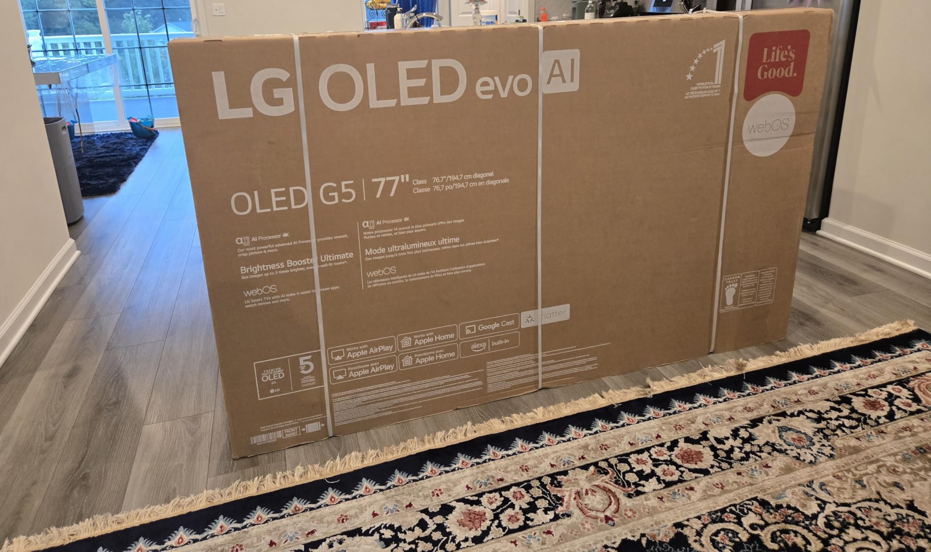 LG 65-Inch Class OLED evo AI Super Upscaling 4K G5 Series Smart TV w/Dolby Atmos, Vision, HDR10, Filmmaker Mode, Wow Orchestra, Alexa Built-in (OLED65G5WUA, 2025) customer photo 2