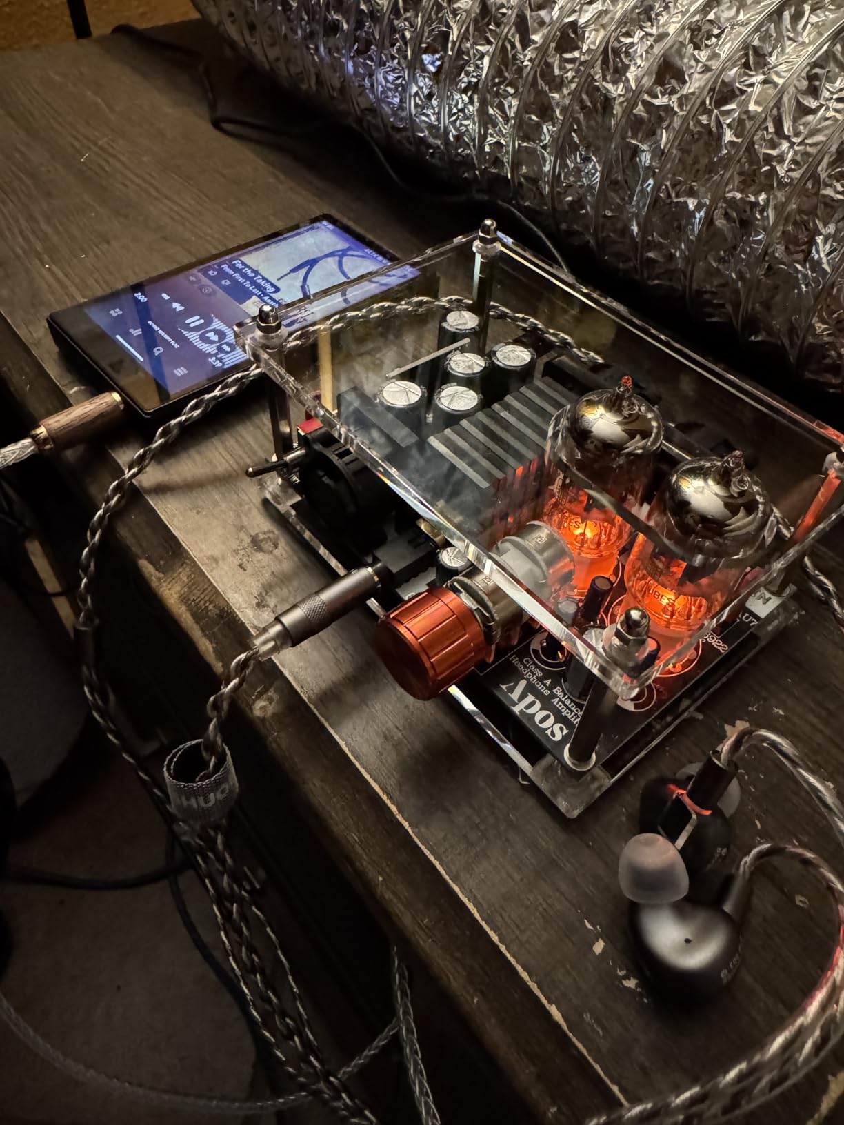 Apos Gremlin Headphone Amp Headphone Tube Amplifier,Class A Balanced Tube Amp,Replaceable Tubes 12au7,6922/XLR,4.4mm Balanced Interface.Amp for HiFi Desktop Speakers,Loved By Audio Enthusiasts customer photo 2