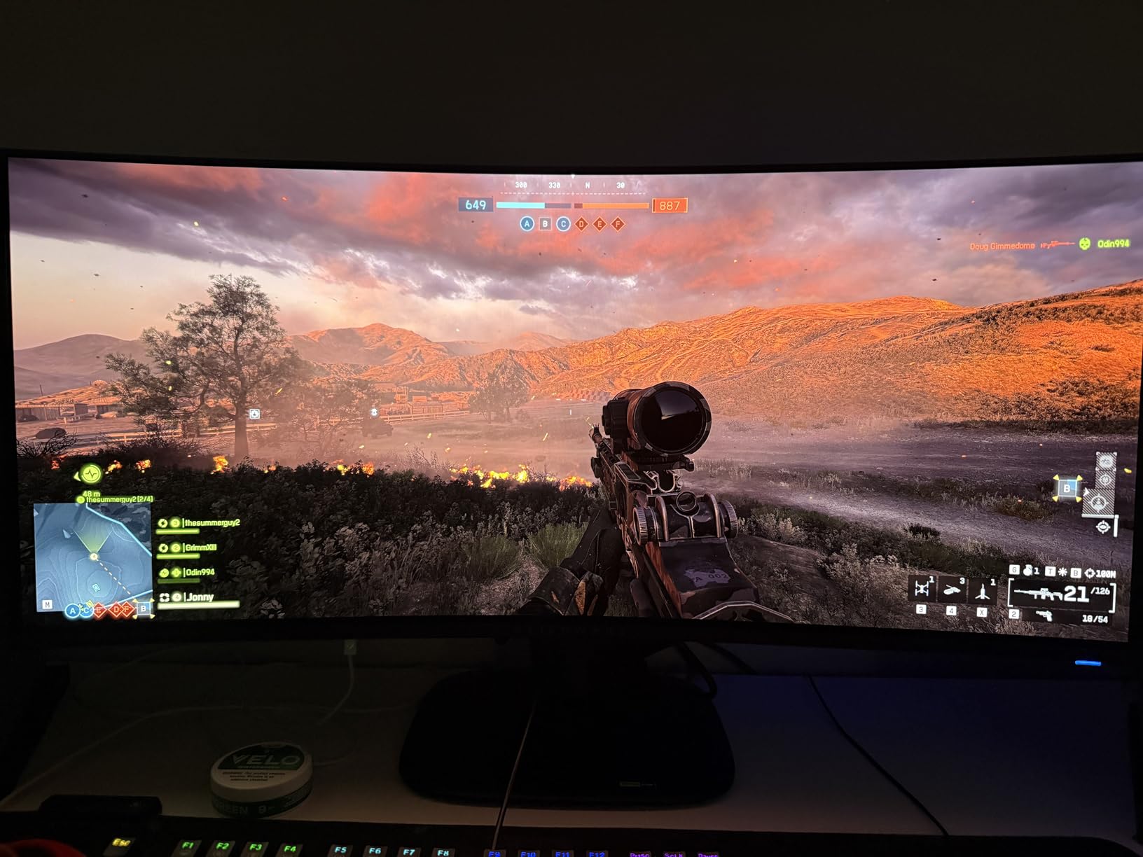 Alienware 34 240Hz QD-OLED Curved Gaming Monitor - AW3425DW - 34.2-inch WQHD (3440 x 1440) 0.03ms Display, 1800R Curve, AMD FreeSync Premium Pro, VESA AdaptiveSync, DisplayHDR TrueBlack 400 customer photo 1