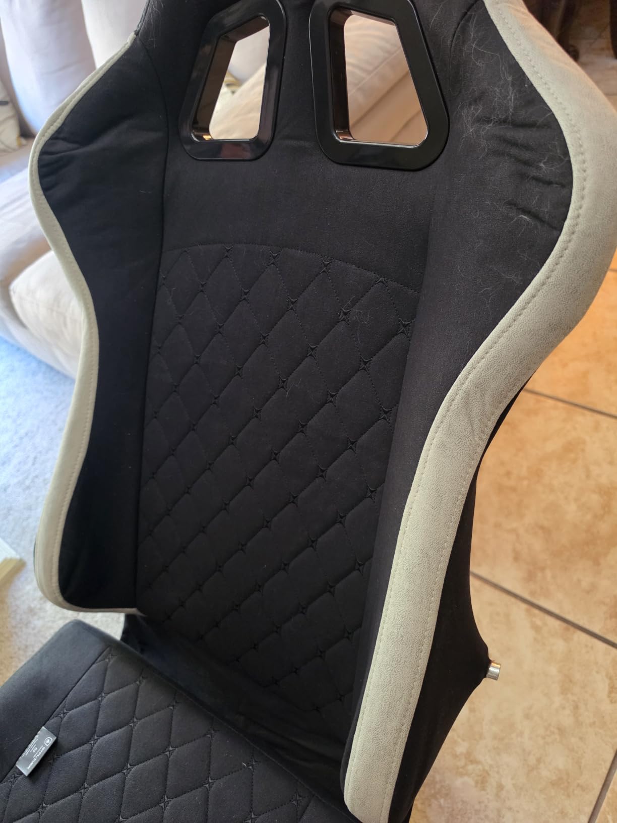 GTPLAYER Gaming Chair, Computer Office Chair with Pocket Spring Cushion, Linkage Armrests and Footrest, High Back Ergonomic Computer Chair with Lumbar Support Task Chair with Footrest (Black) customer photo 1
