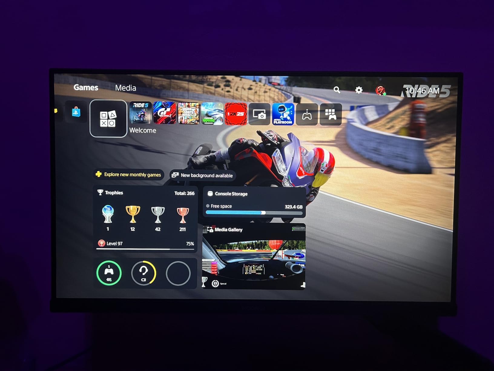 KOORUI 24 Inch Gaming Monitor 144Hz Full HD 1920 x 1080p IPS Ultra-Slim Display with HDMI VGA, Adaptive Sync, 99% SRGB, VESA 100x100mm, Eye Care, Tilt, HDMI 2.0, Black, E2411K customer photo 1