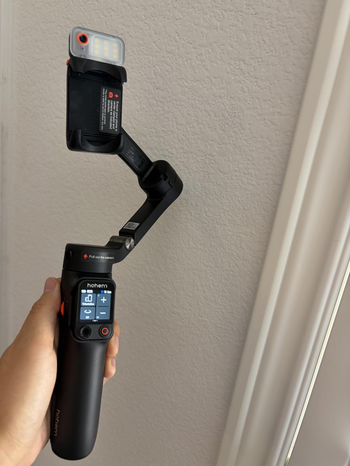 hohem iSteady V3 Ultra 3-Axis Gimbal Stabilizer for iPhone & Android | AI Live Feed Monitoring, AI Auto Tracking, Touchscreen Remote, iSteady 9.0 Anti-Shake, 8