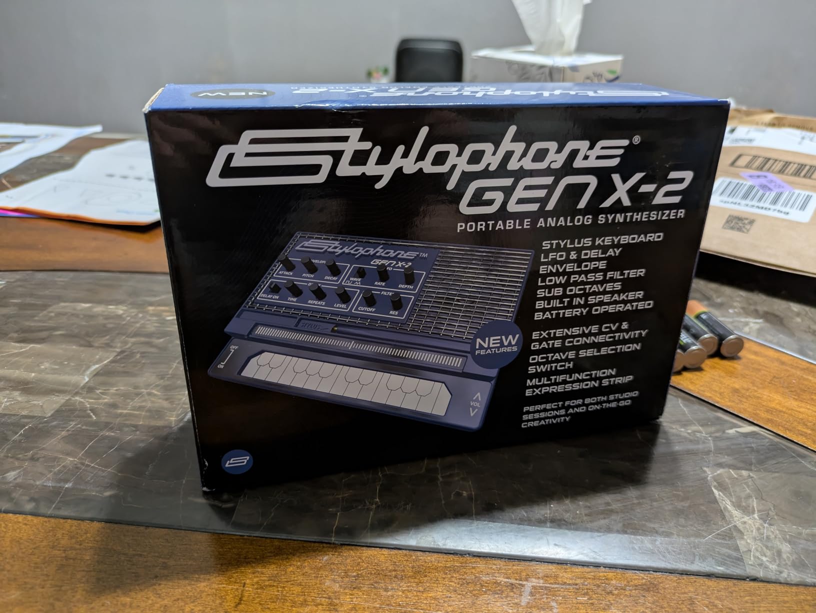 Stylophone GENX-2 Portable Analogue Synthesizer with Built-in Speaker, LFO, Filter, Analogue Delay and CV/Gate Output | Synthesizer Keyboard | Synth Musical Instrument customer photo 2