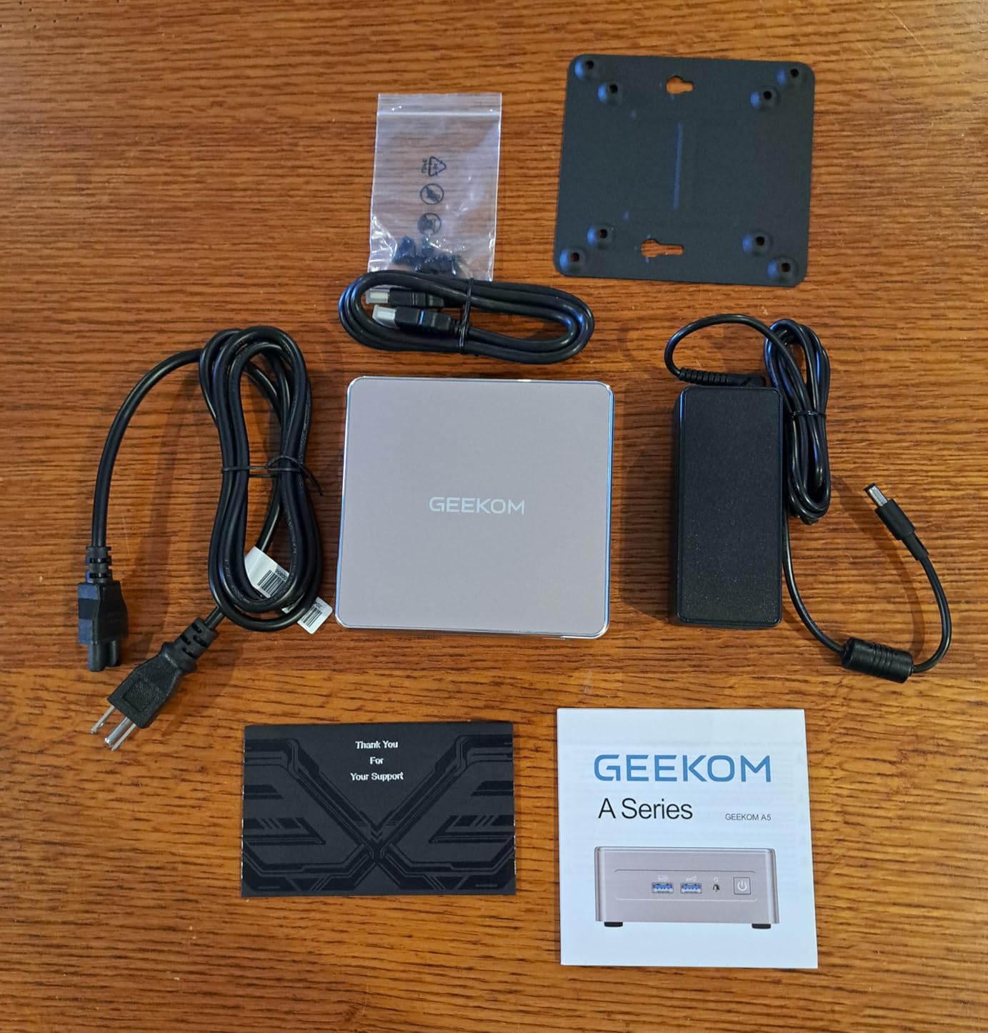 GEEKOM A5 Mini PC, AMD Ryzen 5 7430U, Home Office Desktop Computer | Business Ready, 16GB RAM (Upgradable), 1TB NVMe PCIe 4.0 SSD, Media Server, 8K, SD Card Slot, 6 USB, 3-Year Coverage customer photo 1