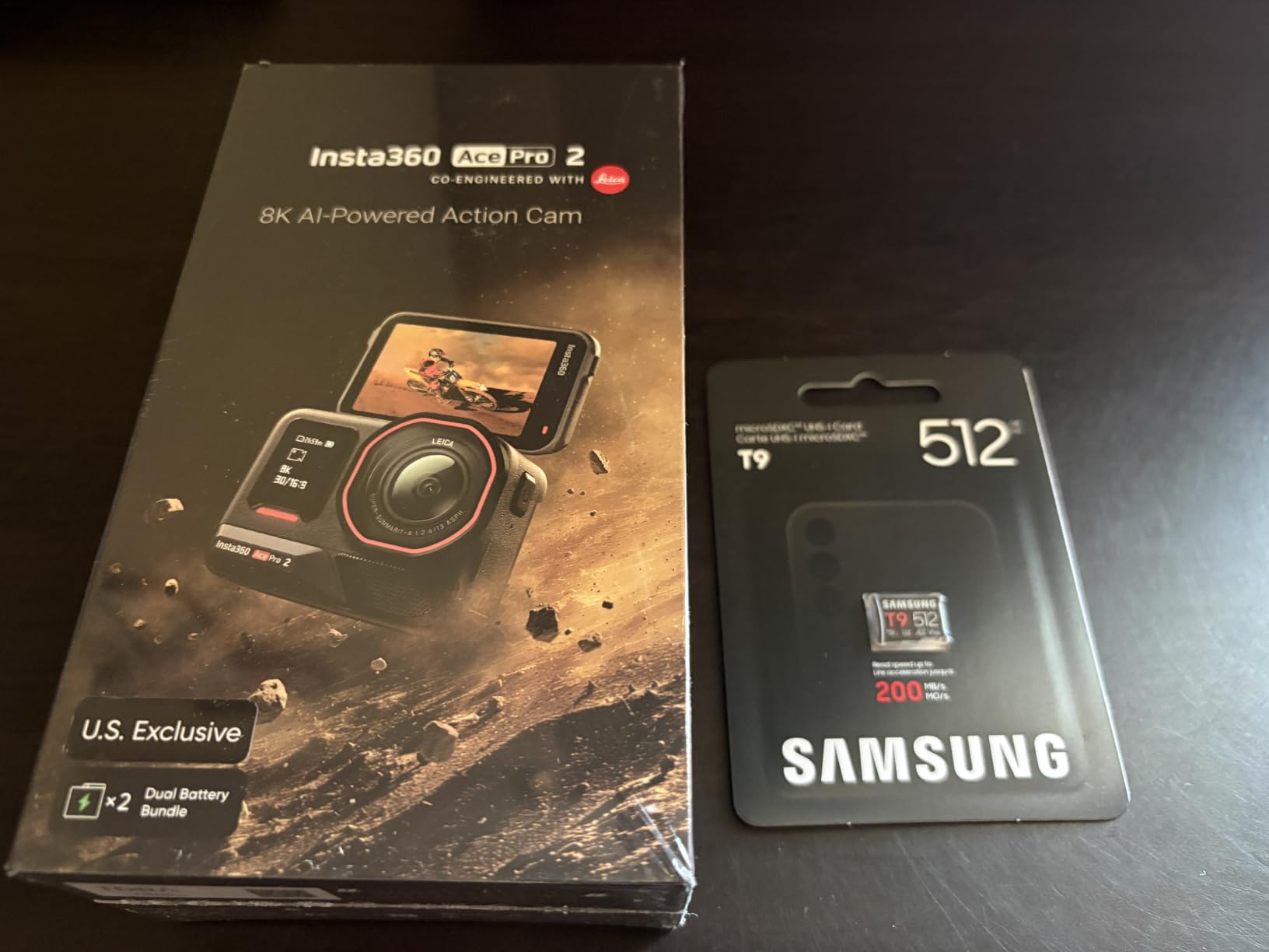 Insta360 Ace Pro 2 Dual Battery Bundle - 8K Waterproof Action Camera Co-Engineered with Leica, 1/1.3