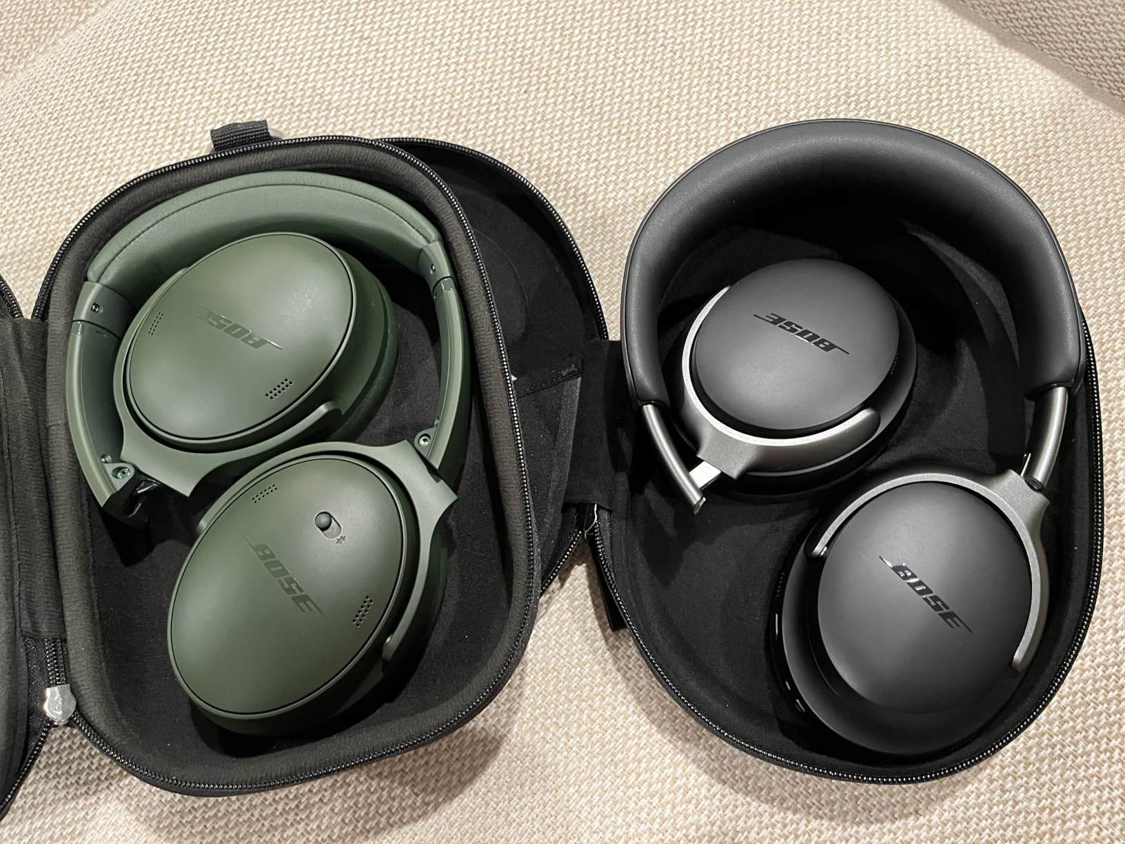 Bose QuietComfort Headphones - Wireless Bluetooth Headphones, Active Over Ear Noise Cancelling and Mic, USB-C Charging, Deep Bass, Up to 24 Hours of Playtime, Ice Blue - Limited Edition Color customer photo 1
