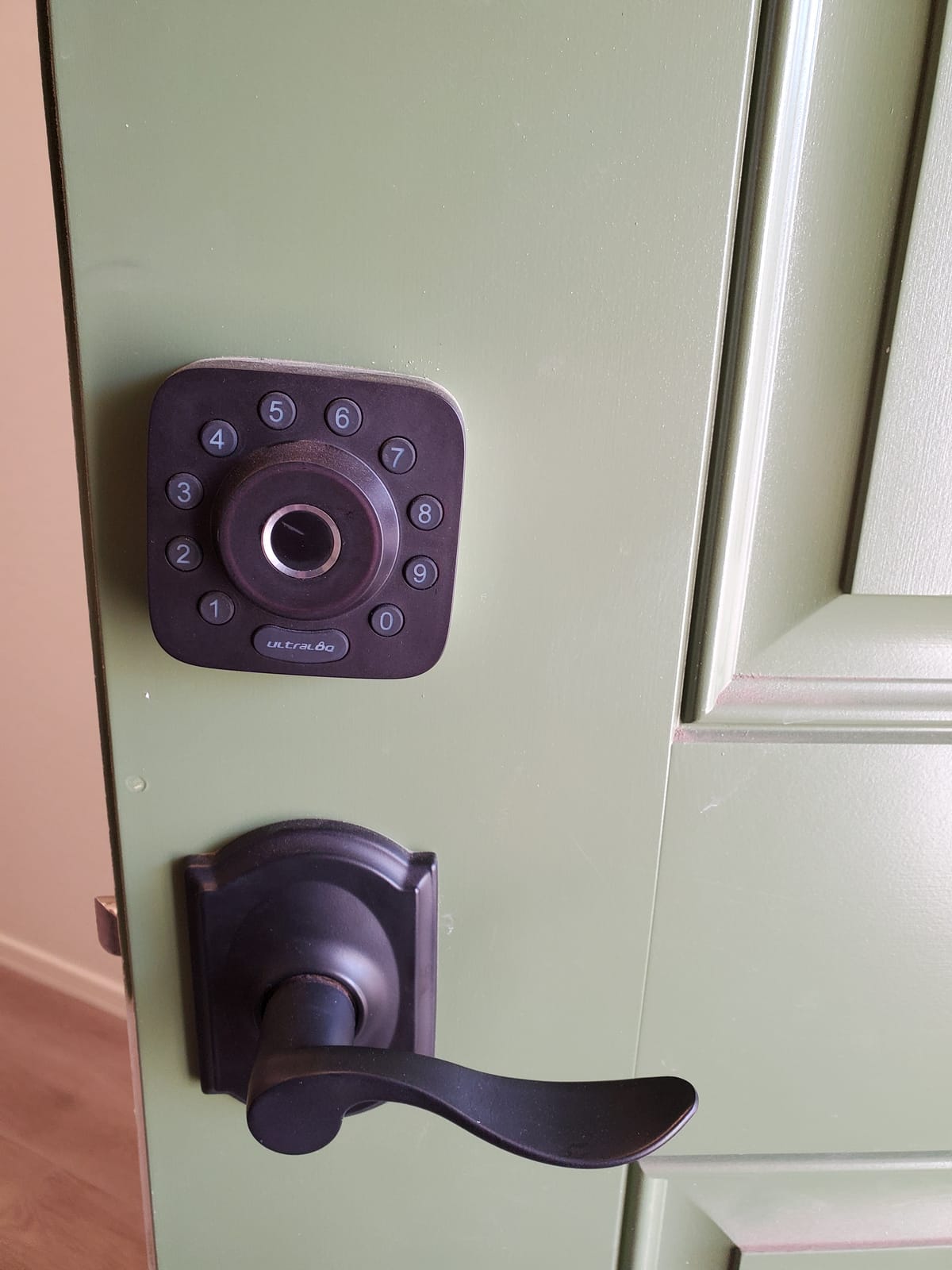 ULTRALOQ Bolt SE Wi-Fi Smart Lock, Matter Over Thread, App Remote Access | Works with Apple Home, Alexa, Google, Smart Door Locks for Front Door with Fingerprint ID, App, Code, Auto Lock, Deadbolt customer photo 1
