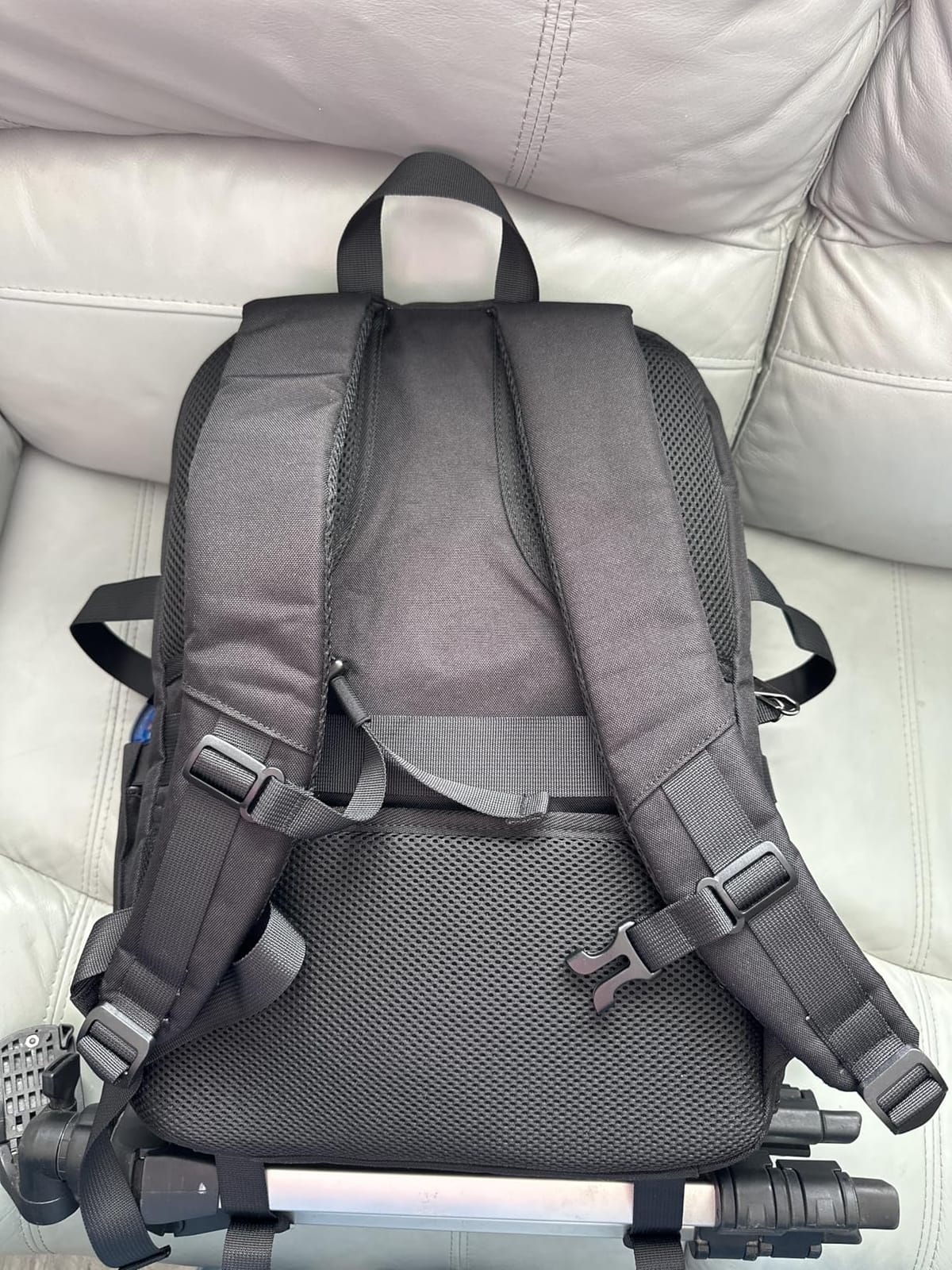 RAINSMORE Camera Backpack, DSLR/SLR/Mirrorless Camera Bag for Photographers | 15.6 Inch, Waterproof Tactical Photography Backpack Case, with Rain Cover & Tripod Holder customer photo 2