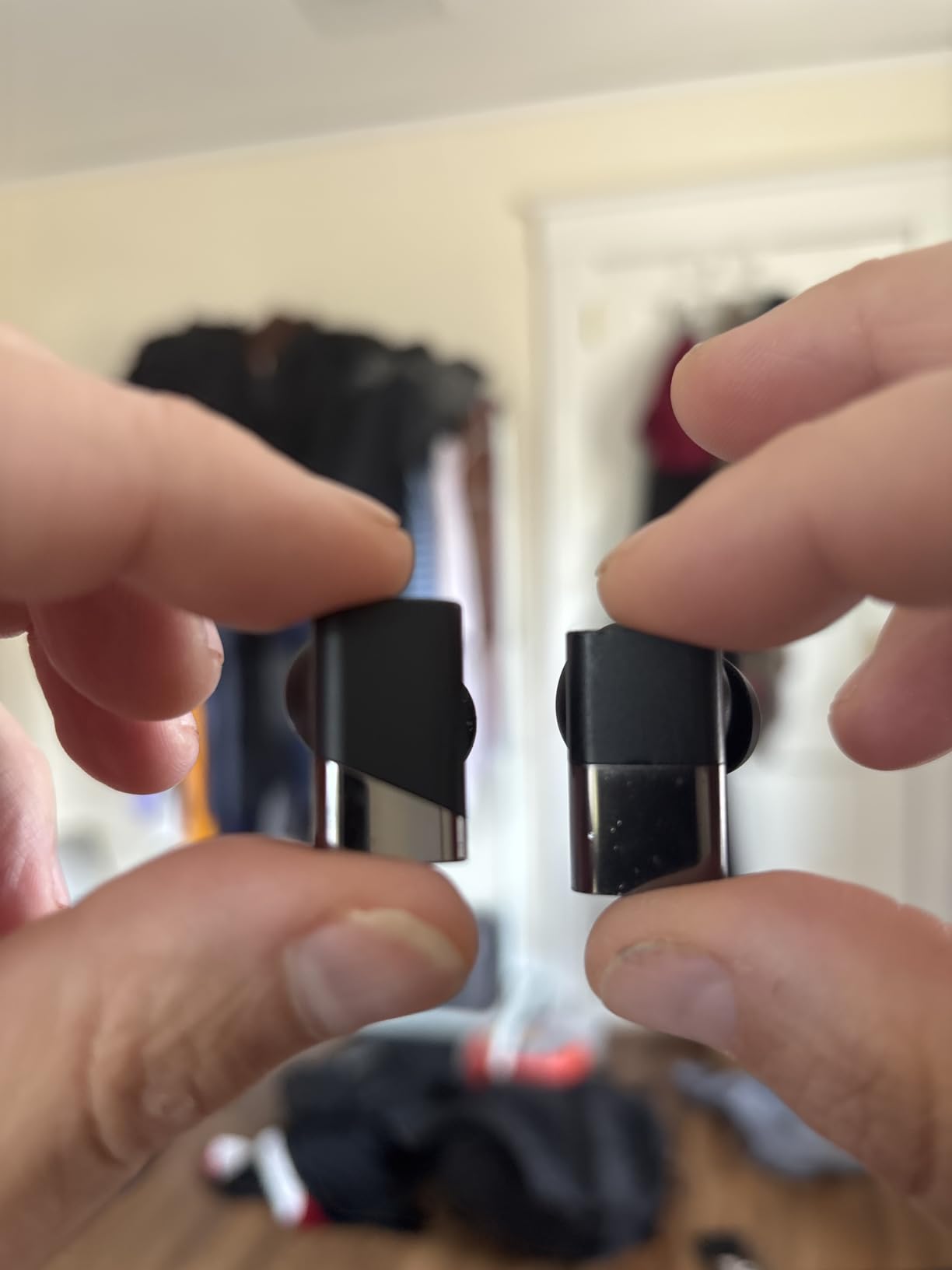 Status Pro X Wireless Earbuds, Triple Speaker Driver, Hi-Res Audio with LDAC, 52dB ANC, 6 Beamforming Mics with VoiceLoom AI for Clearest Calls (Black Alloy) customer photo 2