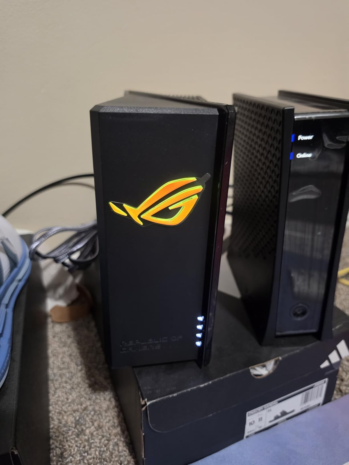 ASUS ROG Strix GS-BE12000 WiFi 7 Gaming Router - Tri-Band, 12Gbps, Mesh customer photo 1