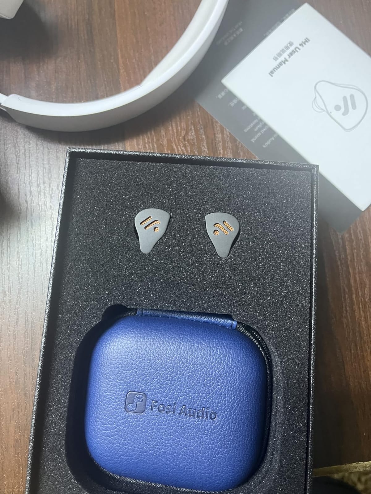 Fosi Audio IM4 Open-Back IEM Earphones, in Ear Monitor Wired Earbuds, 10mm Single Dynamic Driver, IEMs for Audiophiles, Gaming and Studio, 3.5mm 2-Pin 0.78mm Detachable Cables, N52 Dual Magnets customer photo 1