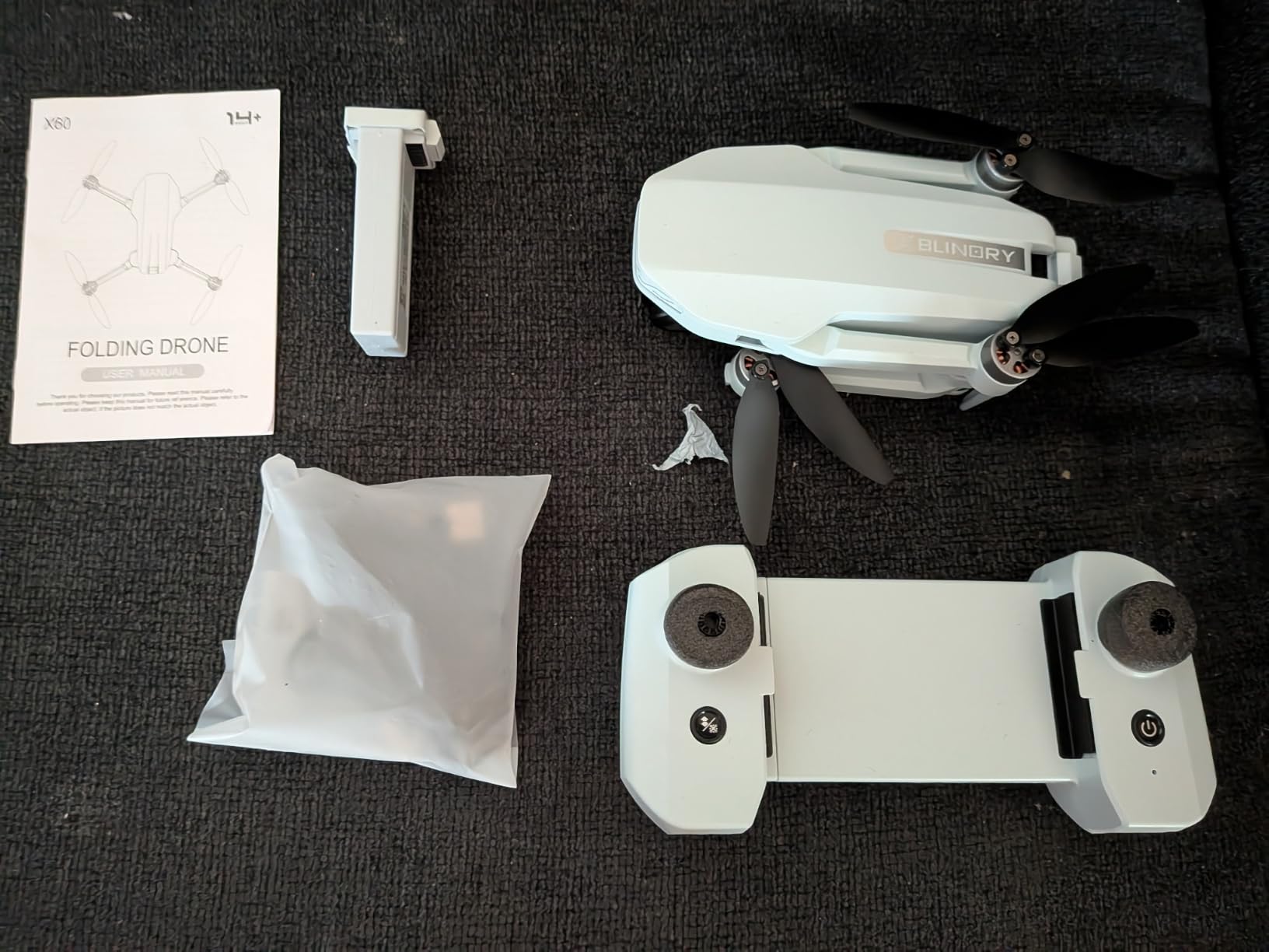 2K Drone with Camera for Adults & Beginners, Mini Drone with 2 Batteries | Foldable FPV Drone with Brushless Motor, 36 Min Flight Time, One-Key Takeoff/Landing, Gesture Selfie, Carrying Case customer photo 1