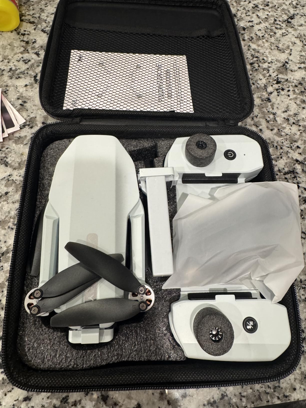 2K Drone with Camera for Adults & Beginners, Mini Drone with 2 Batteries | Foldable FPV Drone with Brushless Motor, 36 Min Flight Time, One-Key Takeoff/Landing, Gesture Selfie, Carrying Case customer photo 2