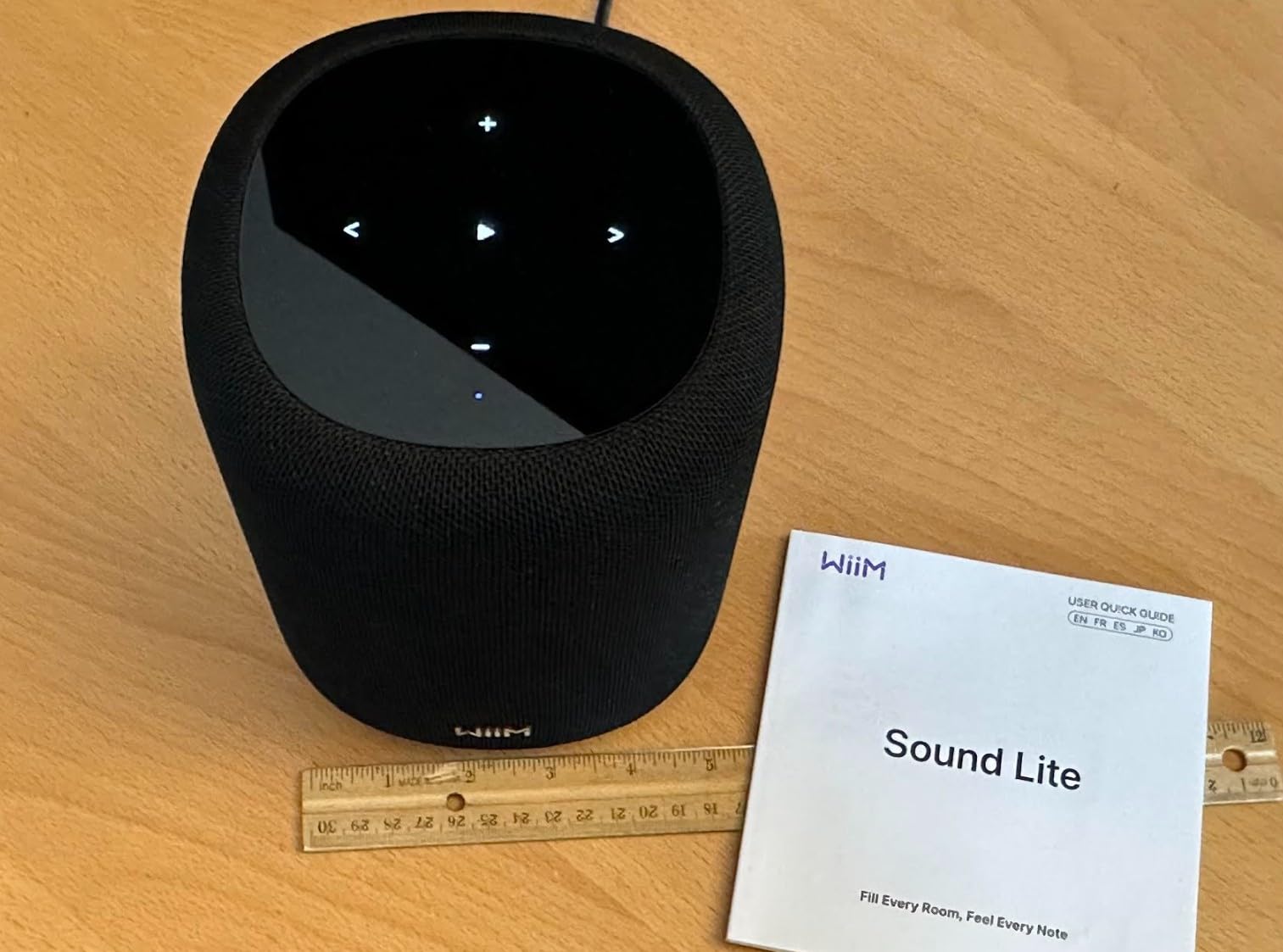 WiiM Sound Lite Smart Speaker, Multi-Room Wireless Speaker, Black | High-fidelity Smart Speaker with Hi-Res Audio, RoomFit tuning, Multi-room Streaming, and Expandable WiiM Ecosystem customer photo 2