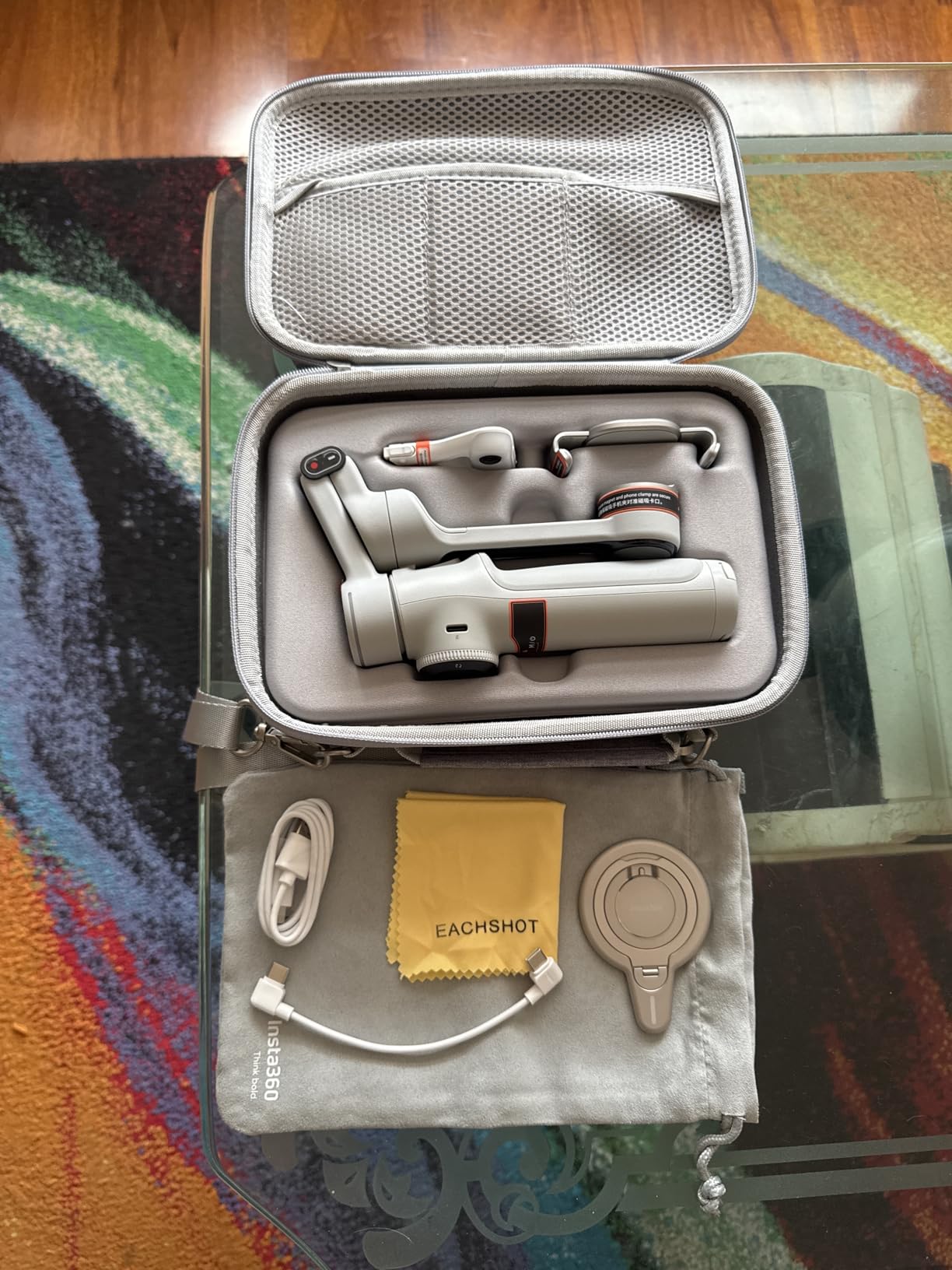 Insta360 Flow 2 Pro Phone Gimbal Stabilizer for iPhone & Android, AI Phone Gimbal, Phone Stabilizer for Travel & Vlogs, Phone Stabilizer for Videos, YouTube, TikTok - Ultimate Creator Bundle Grey customer photo 1