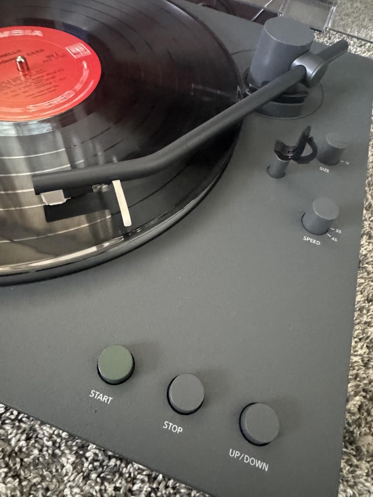 Sony PS-LX3BT Wireless Bluetooth Turntable with Full Auto Playback | Vinyl Record Player, Fully Automatic Belt Drive, Built-in Phono EQ, Wired & Wireless Connection, Transparent Dust Cover customer photo 1
