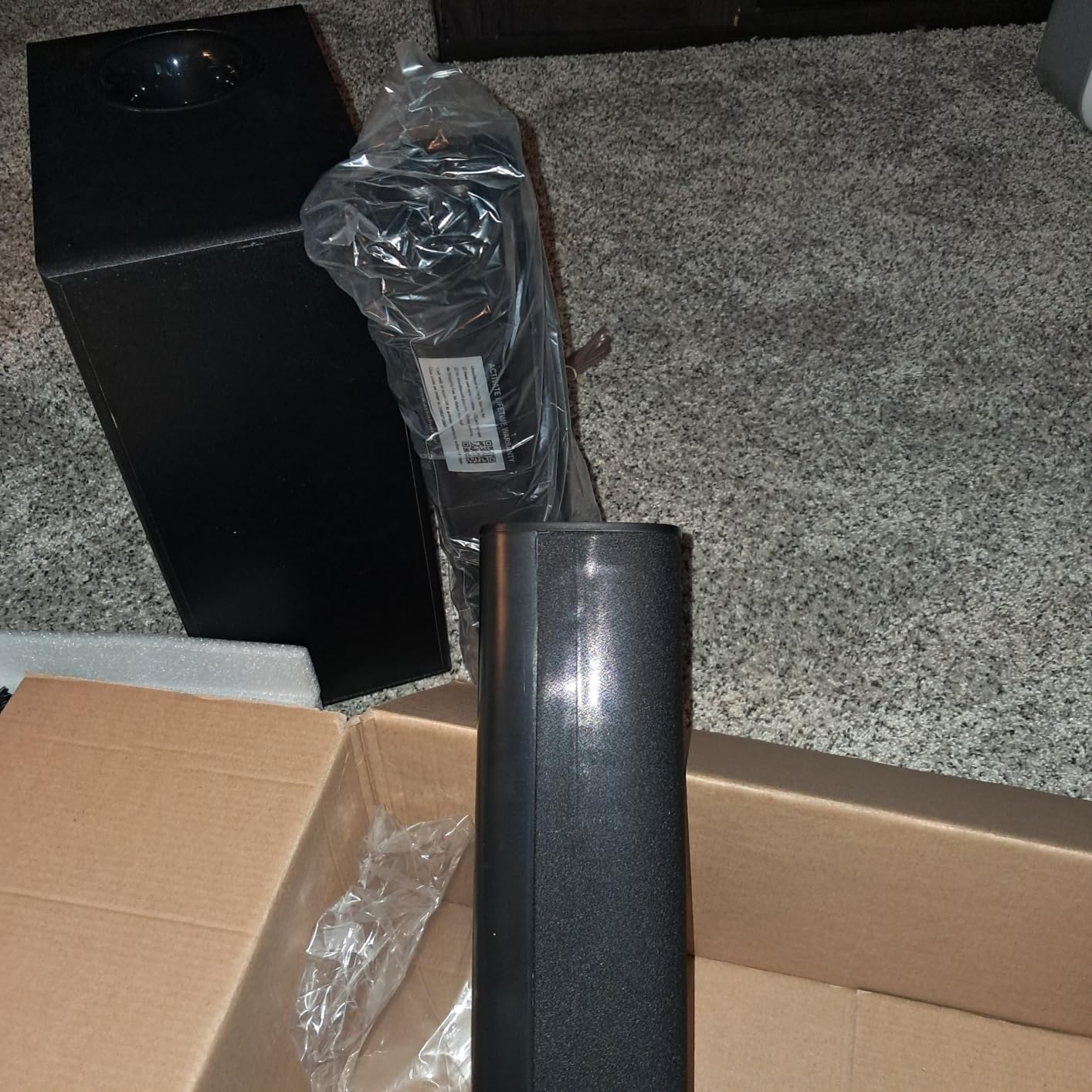 Sound Bar with Subwoofer, 110W Sound Bar with Adjustable Deep Bass & 3 EQ Modes, Bluetooth/ARC/Opt/AUX Connect, Sound Bar for Smart TV customer photo 2