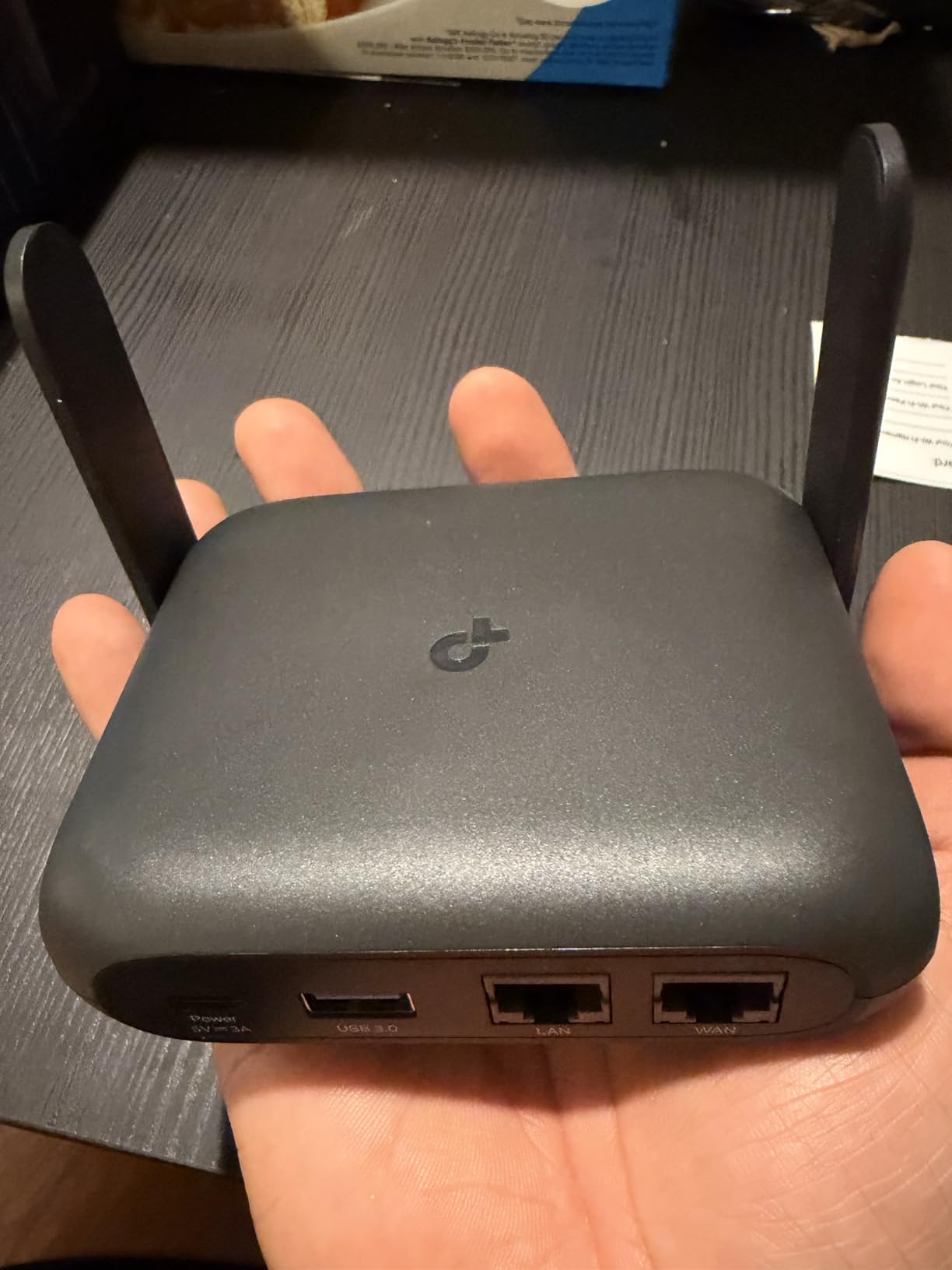 Roam 6 AX1500 Portable Wi-Fi 6 Travel Router Dual-Band USB C 3.0 | Easy Public WiFi Sharing | Hotel/RV/Travel Approved | Phone WiFi Tether | Multi-Mode in One | OpenVPN, WireGuard (TL-WR1512X) customer photo 1