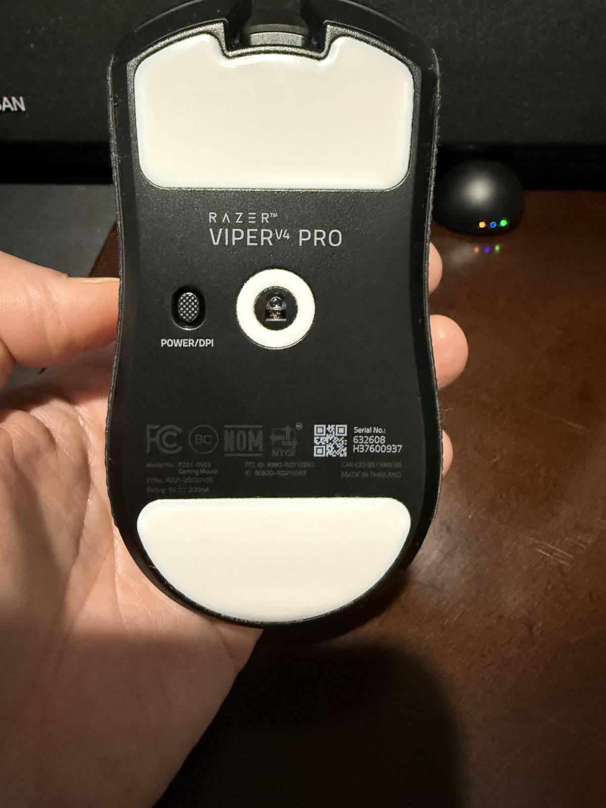 Razer Viper V4 Pro Wireless Esports Gaming Mouse, 49g, 180Hr Battery, Black | Ultra Lightweight, 50K DPI Optical Sensor, 8K Polling, Gen-4 Optical Switches, Scroll Wheel, USB-C Charging, for PC & Mac customer photo 1