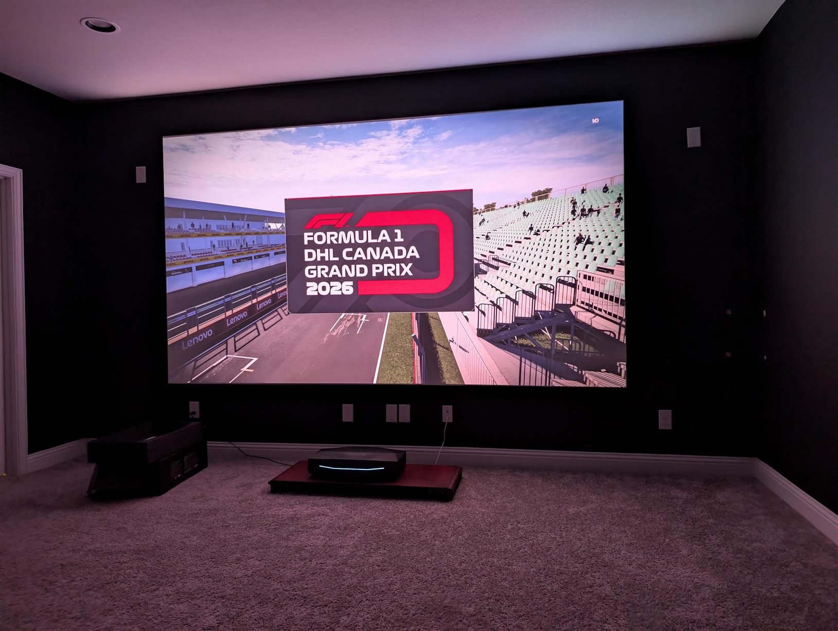 AWOL Aetherion Pro 4K Projector, 2600 ISO Lumens Short Throw, Google TV, PixelLock Clarity, 6000:1 Native Contrast UST Projector, Anti-RBE, 4K 200