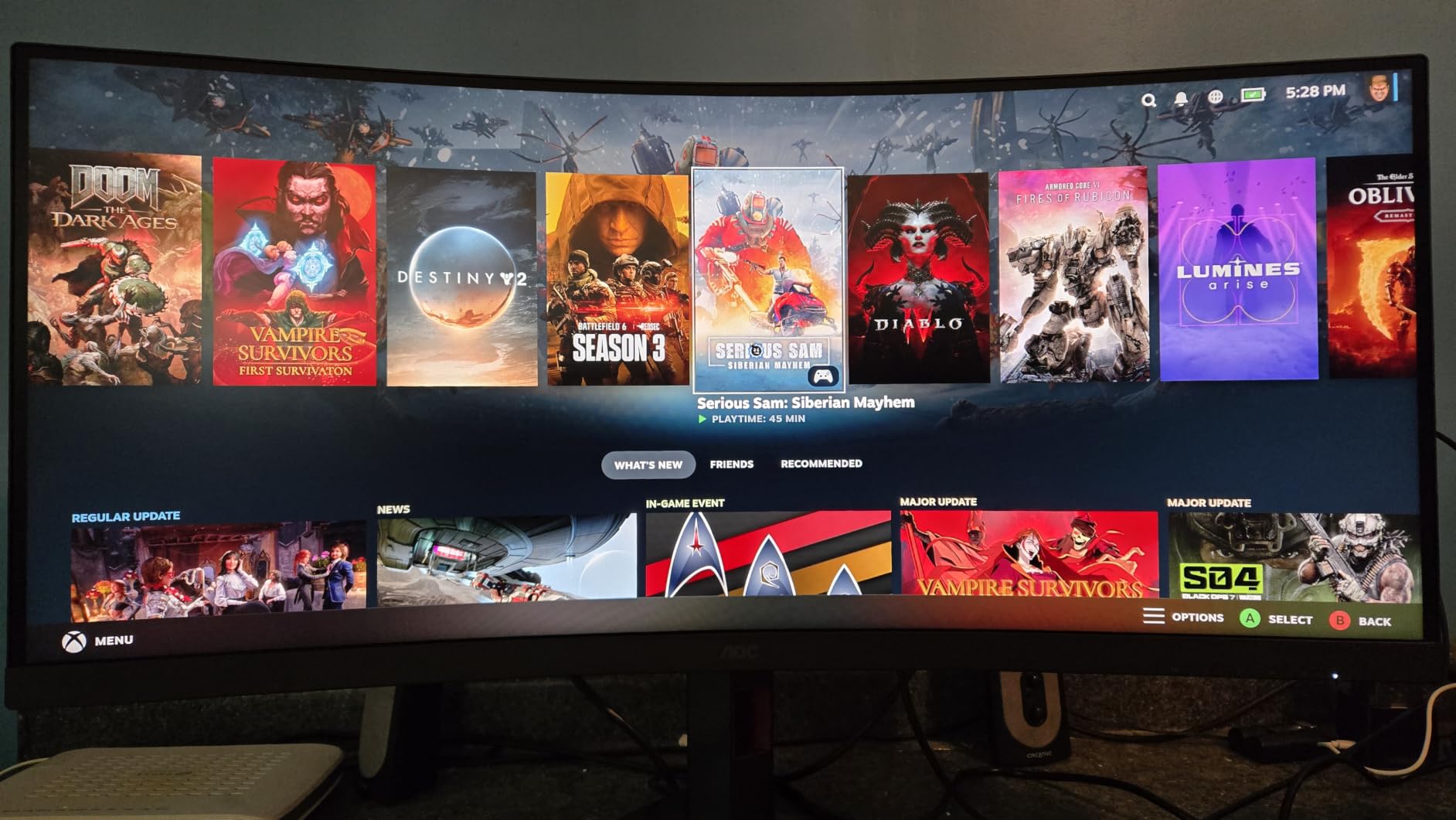 AOC 34 Inch Curved Gaming Monitor UWQHD 200Hz VA 0.3ms HDR, CU34G4H | 3440×1440 Computer Monitor, Adaptive-Sync, DP 1.4, HDMI 2.0, Height Adjustable, Earphone Out, VESA, 3-Year Zero-Bright-Dot customer photo 1