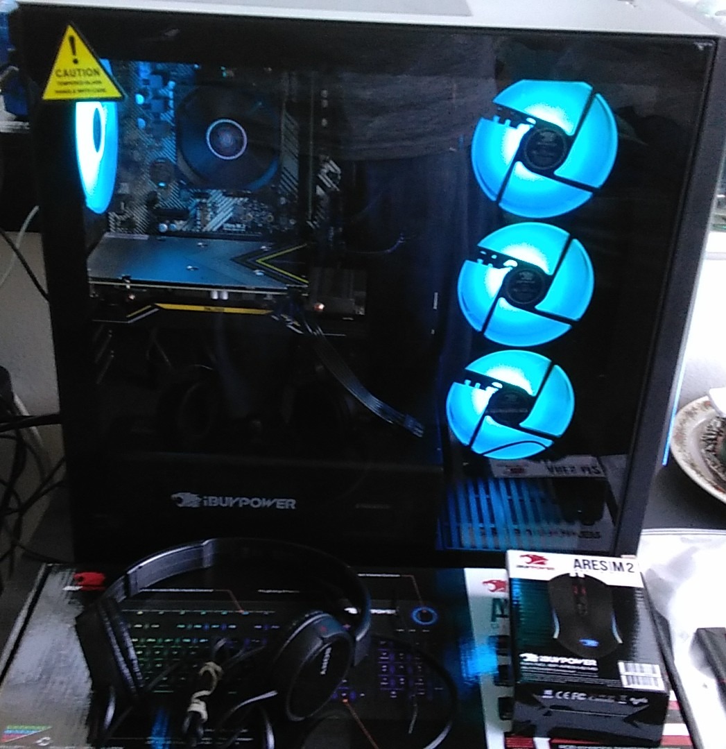 iBUYPOWER Element Gaming PC Desktop Computer AMD Ryzen 9 7900X CPU, NVIDIA GeForce RTX 5070 12GB GPU, 32GB DDR5 RAM, 1TB NVMe SSD, Windows 11 Home, Gamer Keyboard and Mouse - EWA9N5702 customer photo 2