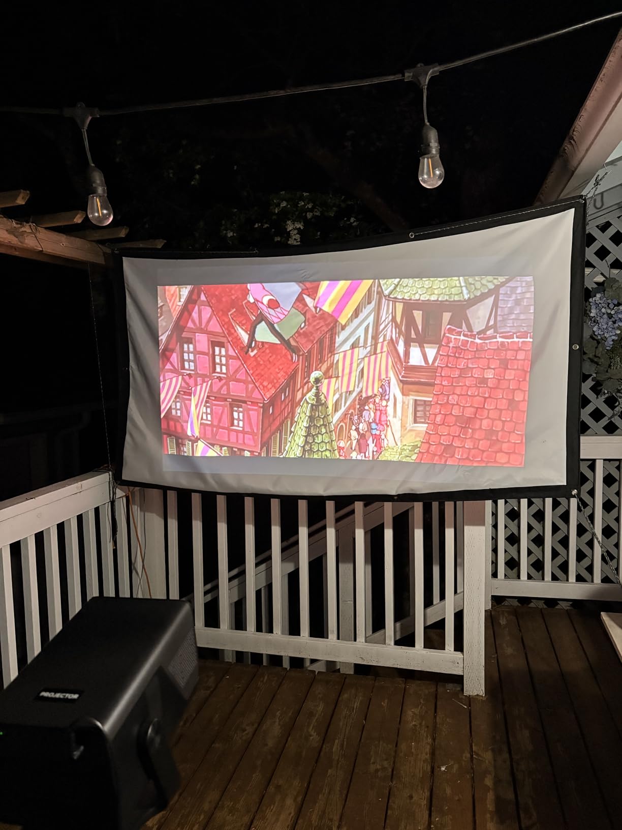 X7 2000 ANSI Smart Projector, 4K/8K Input Support, Native 1080P, 125% sRGB customer photo 2