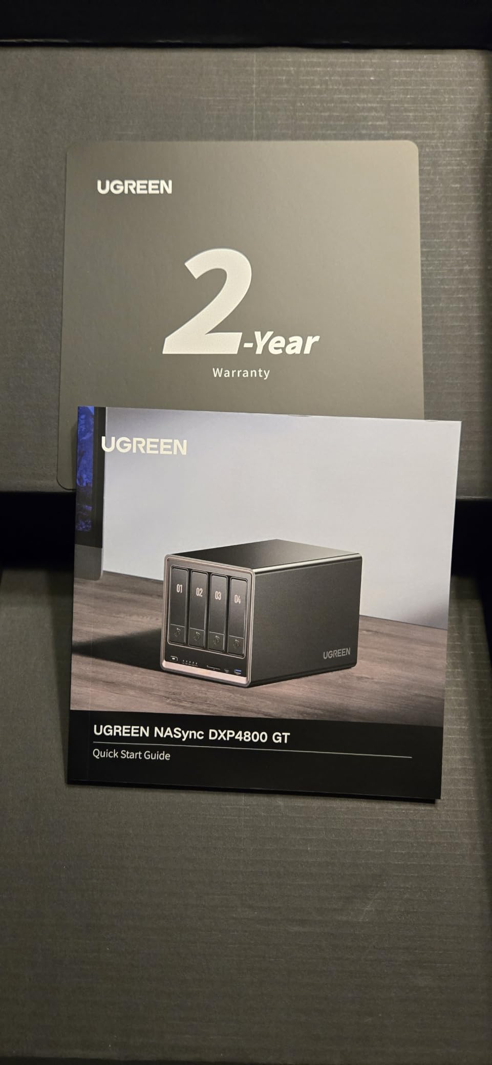 UGREEN NAS DXP4800 GT 4-Bay Desktop NAS, AMD R2514 CPU, 8GB DDR4 RAM | 2x 10GbE, 2X M.2 NVMe Slots, 4K HDMI Ideal for Smart Home Enthusiasts, Office Teams customer photo 2