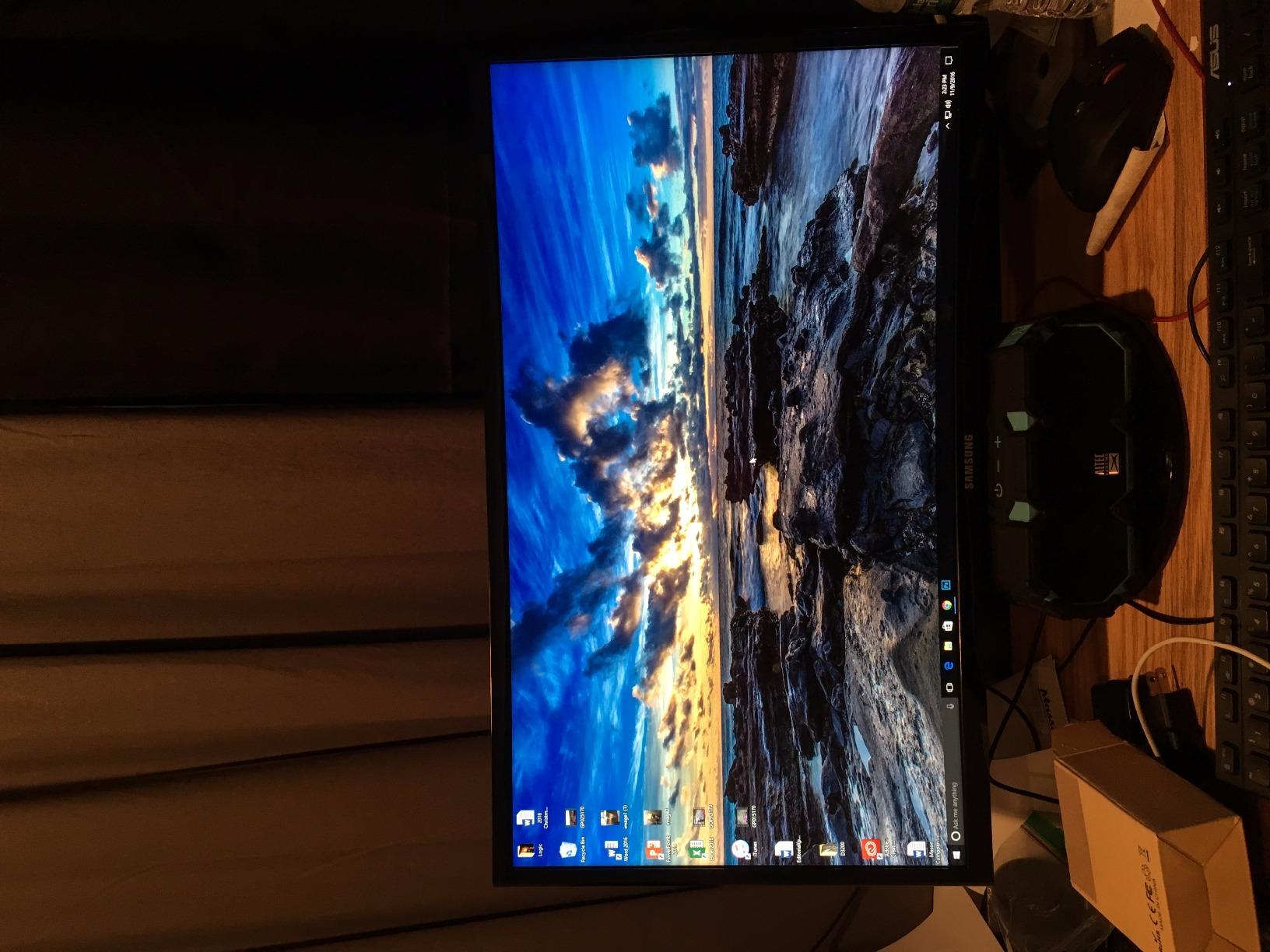Samsung 27 Inch Odyssey 4K UHD Gaming Monitor | 144Hz 1ms, Fast IPS | G-Sync Compatible, FreeSync Premium | HDR400 Colors | Black Equalizer, Adjustable Stand (27-inch) customer photo 1