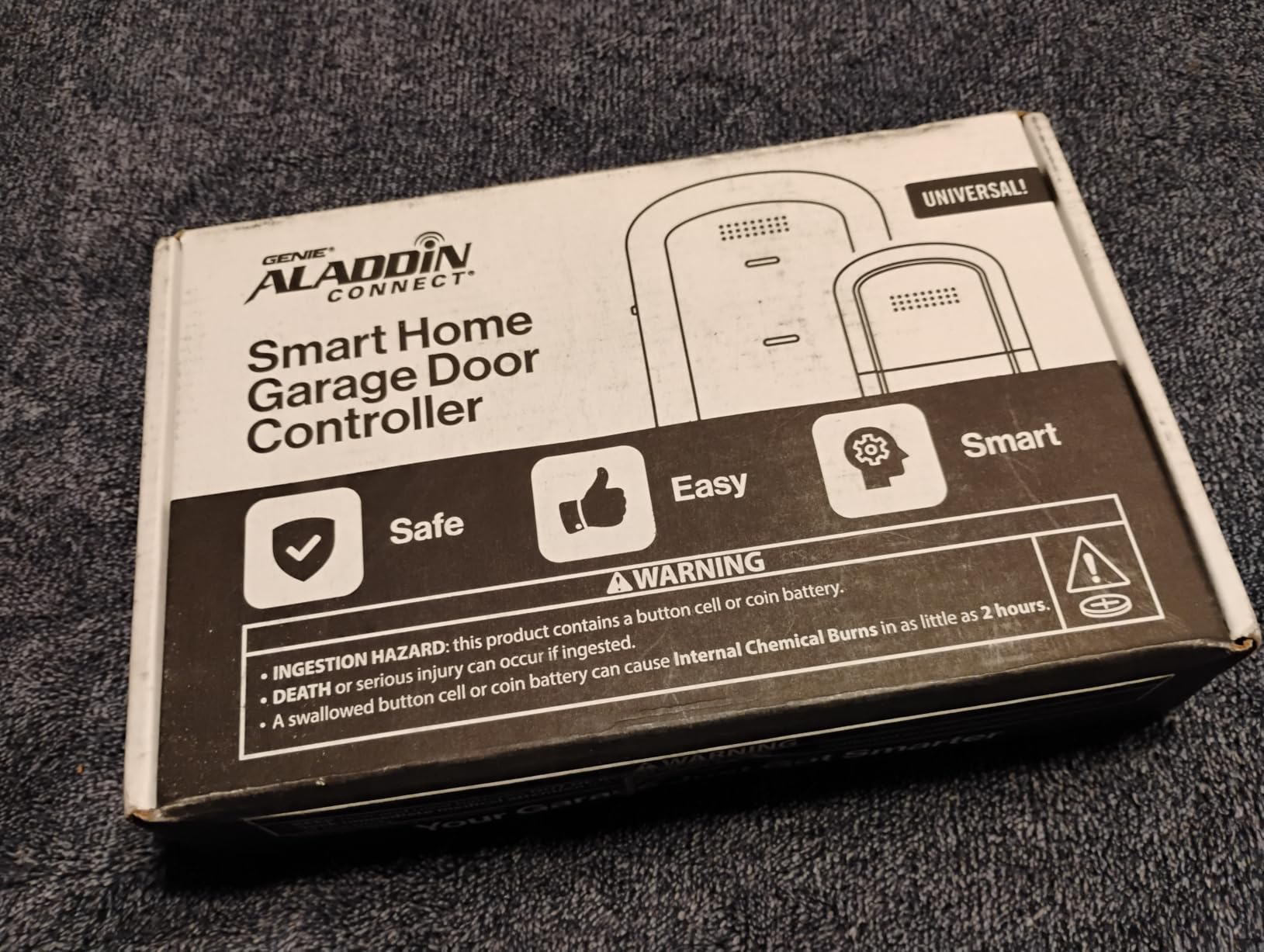 Genie Aladdin Connect Smart Garage Door Controller, Single Door Kit ALKT2-R | Wi-Fi Enabled, App Control, Works with Most Major Brands, Monitor & Control Garage from Anywhere with iOS & Android Devices customer photo 1